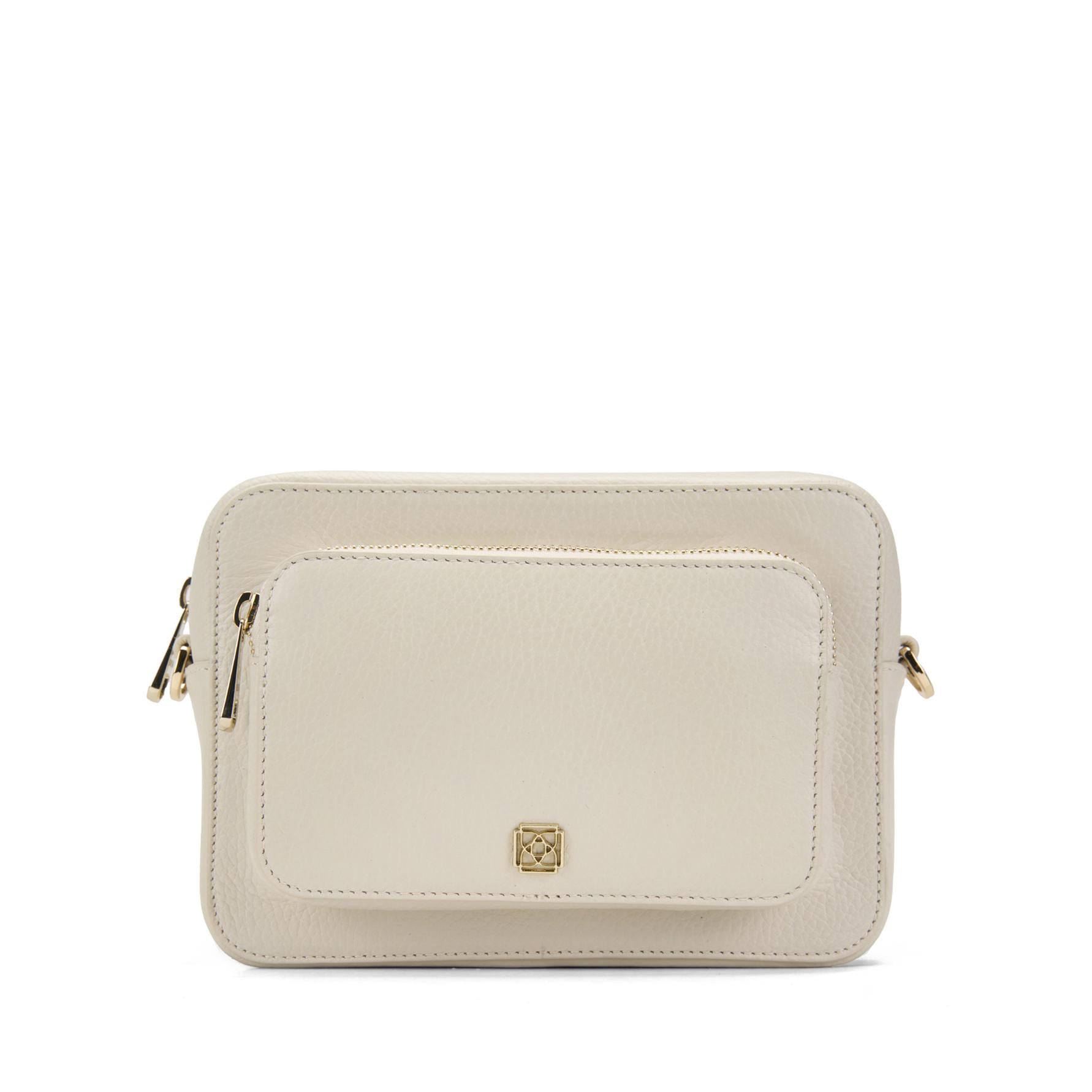 Bingo Bej Kadın Deri Omuz Çantası