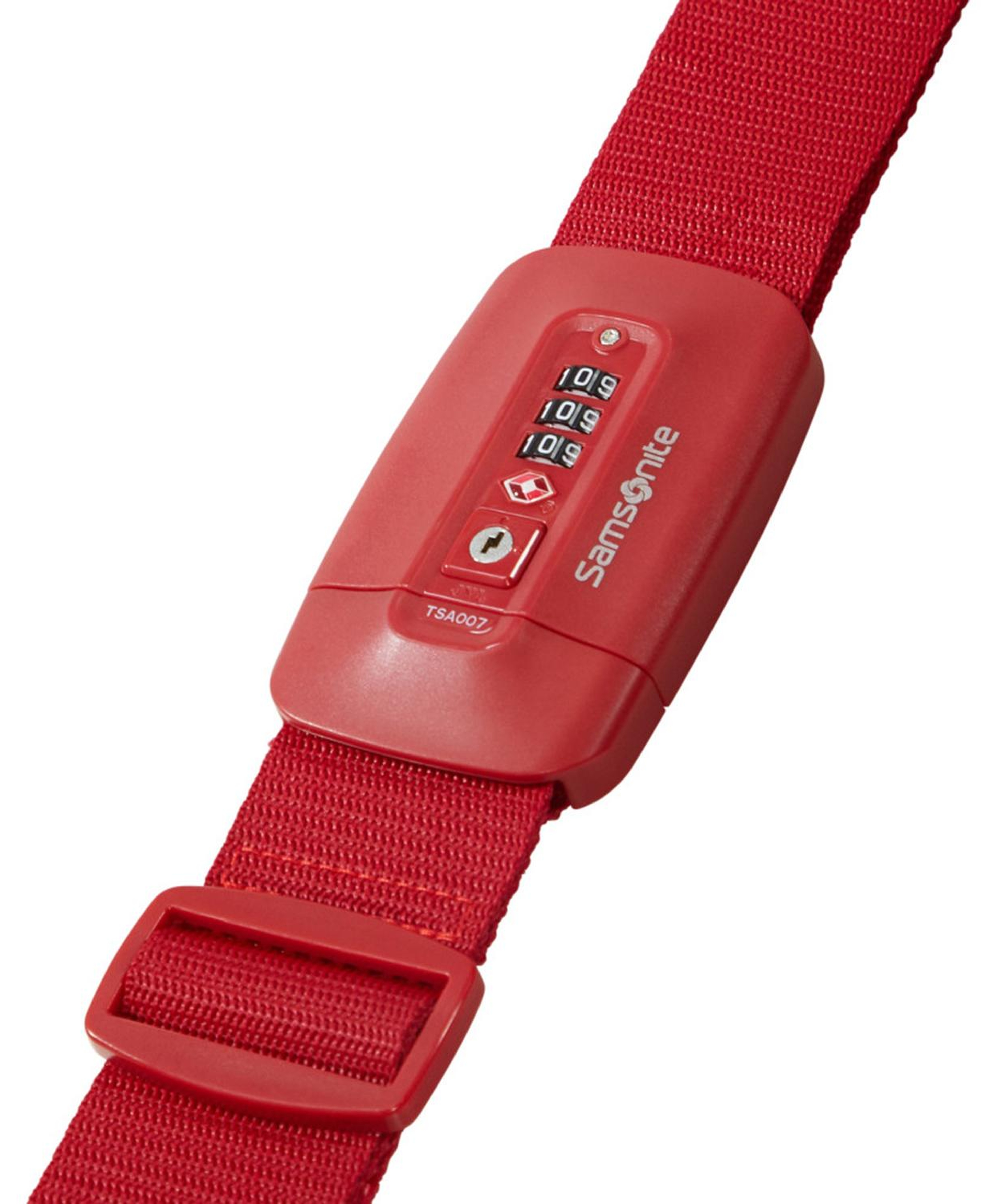 Samsonite Kırmızı Ta Revolution TSA Kilitli Valiz Kemeri