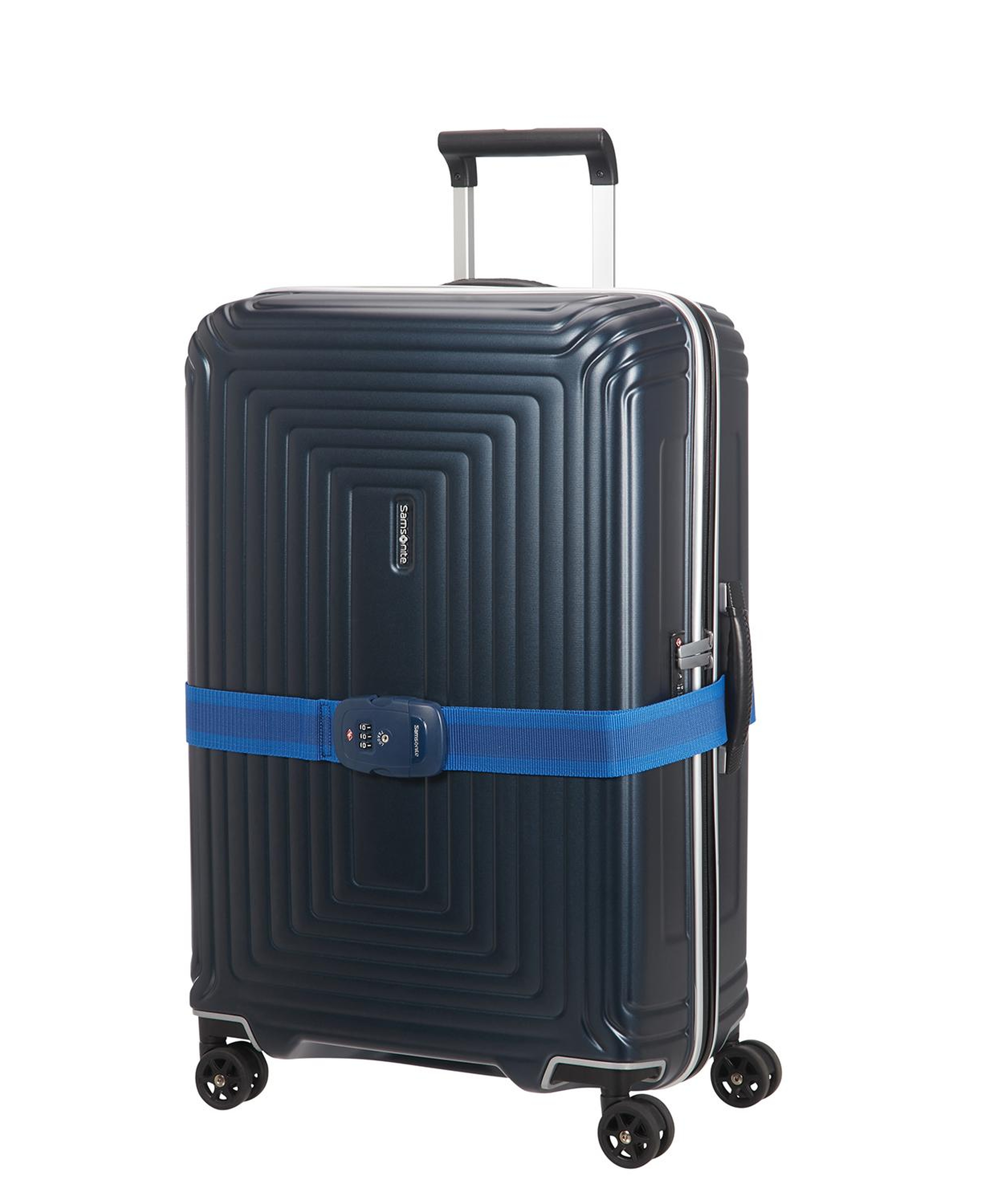 Samsonite Lacivert Seyahat Aksesuarları - TSA Kilitli Valiz Kemeri