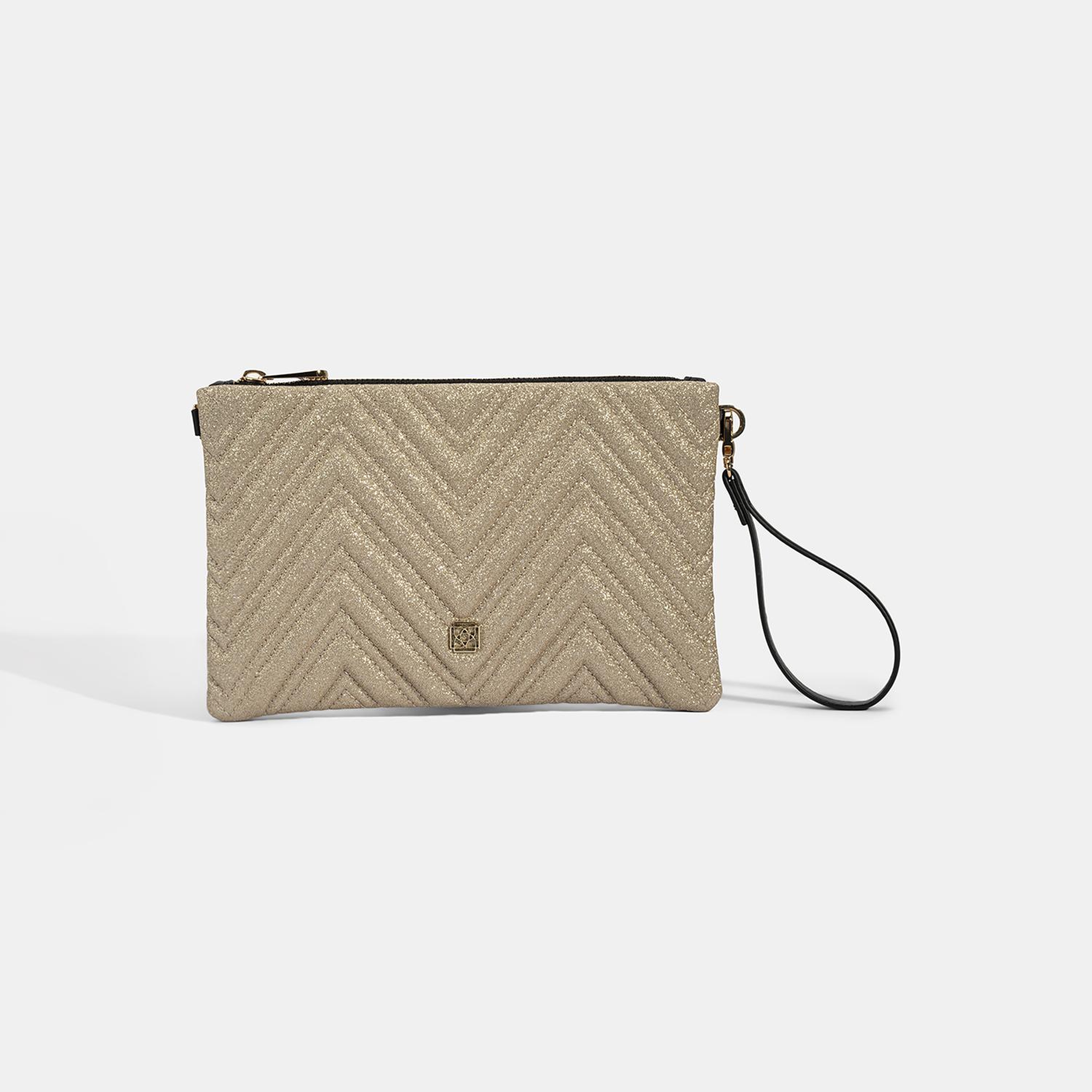 Kadın Gold Omuz Askılı Portföy Çanta