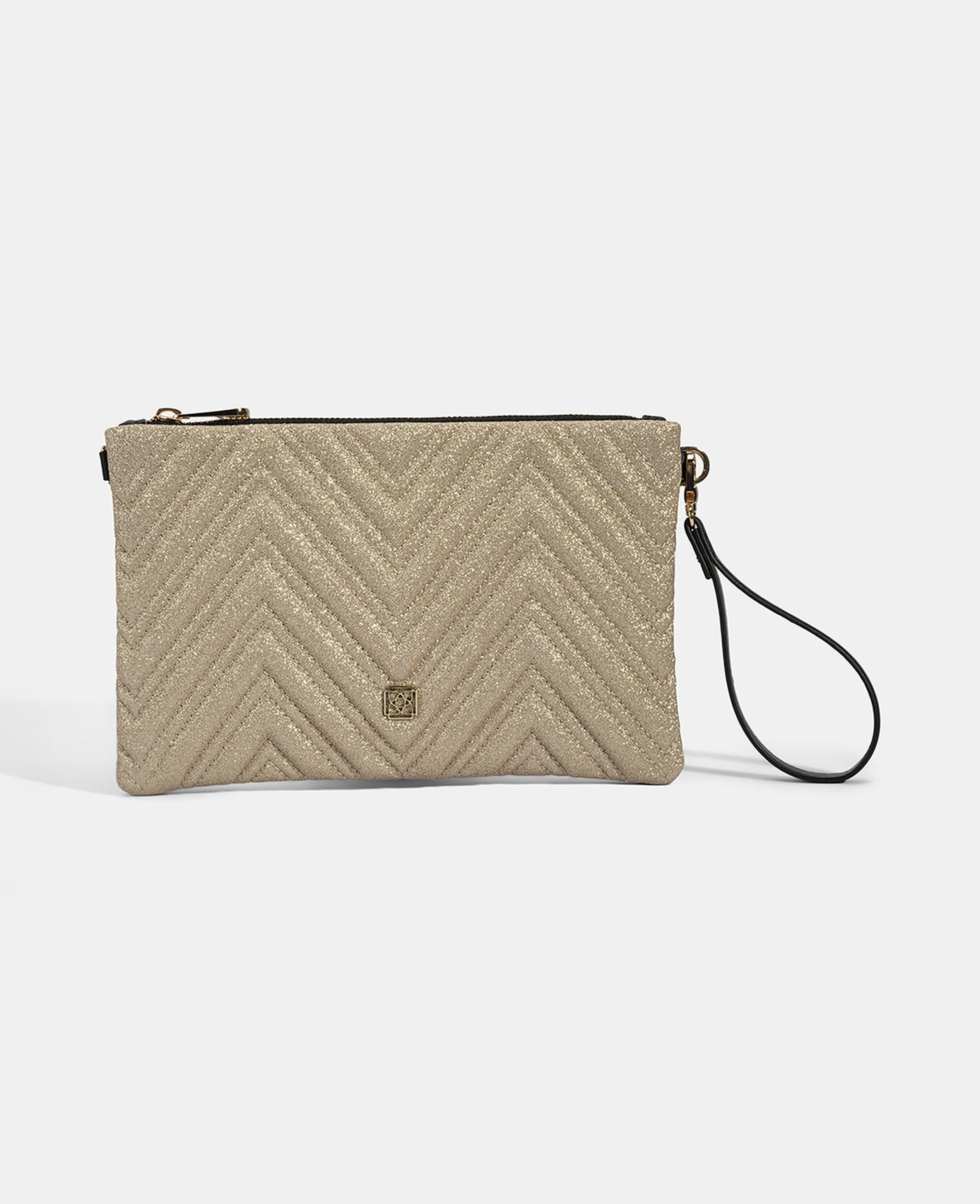 Kadın Gold Omuz Askılı Portföy Çanta