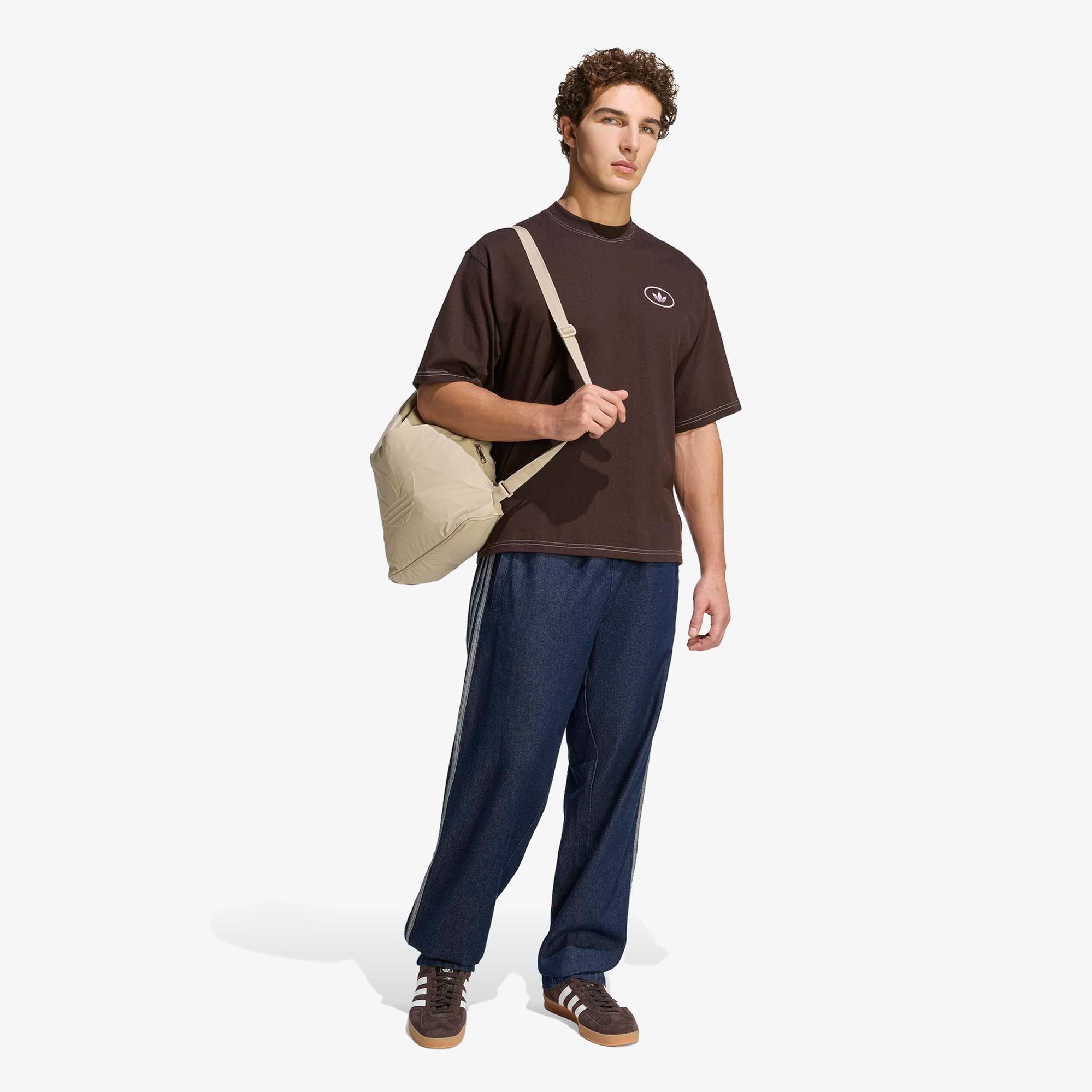 adidas Shoemaker Erkek Kahverengi T-Shirt