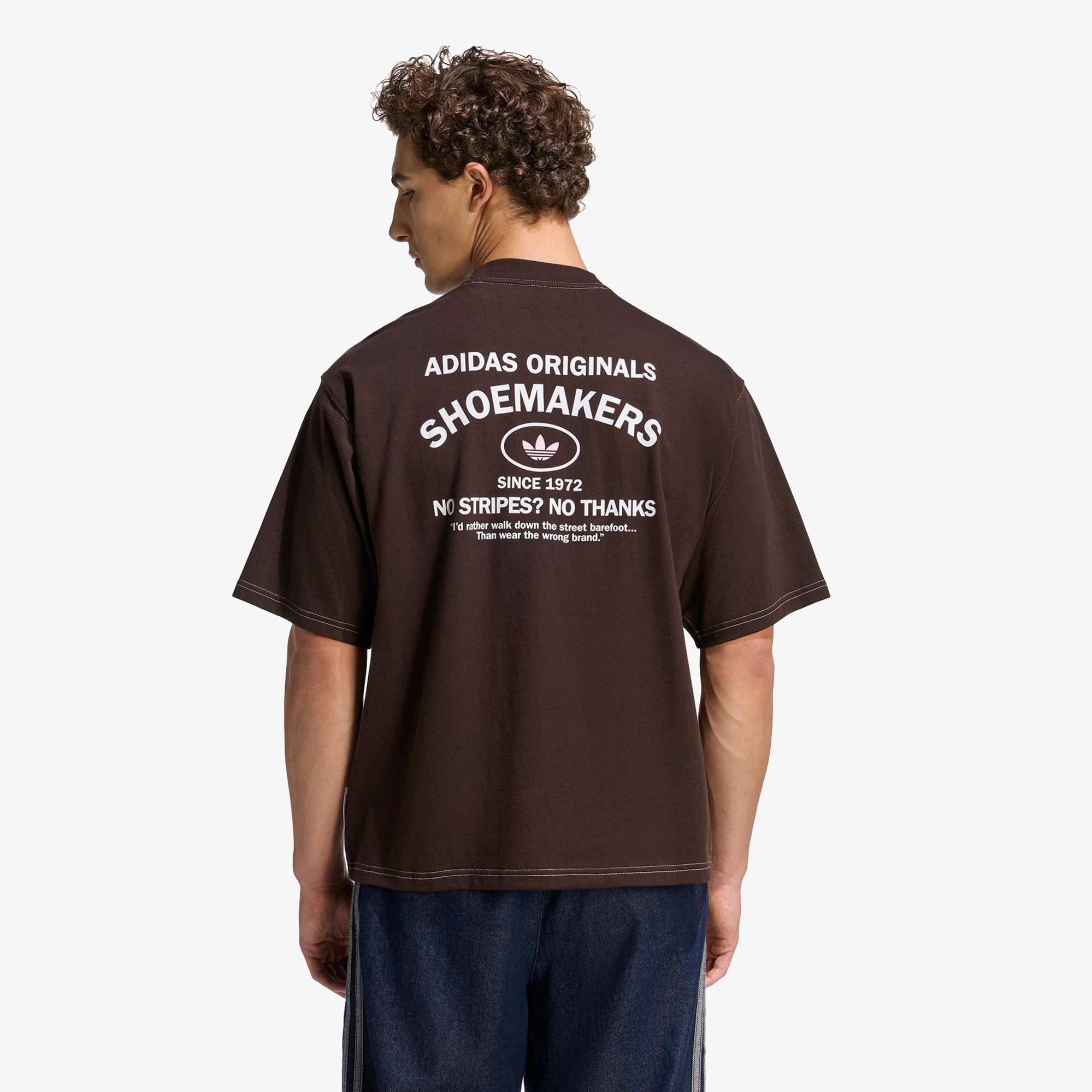adidas Shoemaker Erkek Kahverengi T-Shirt