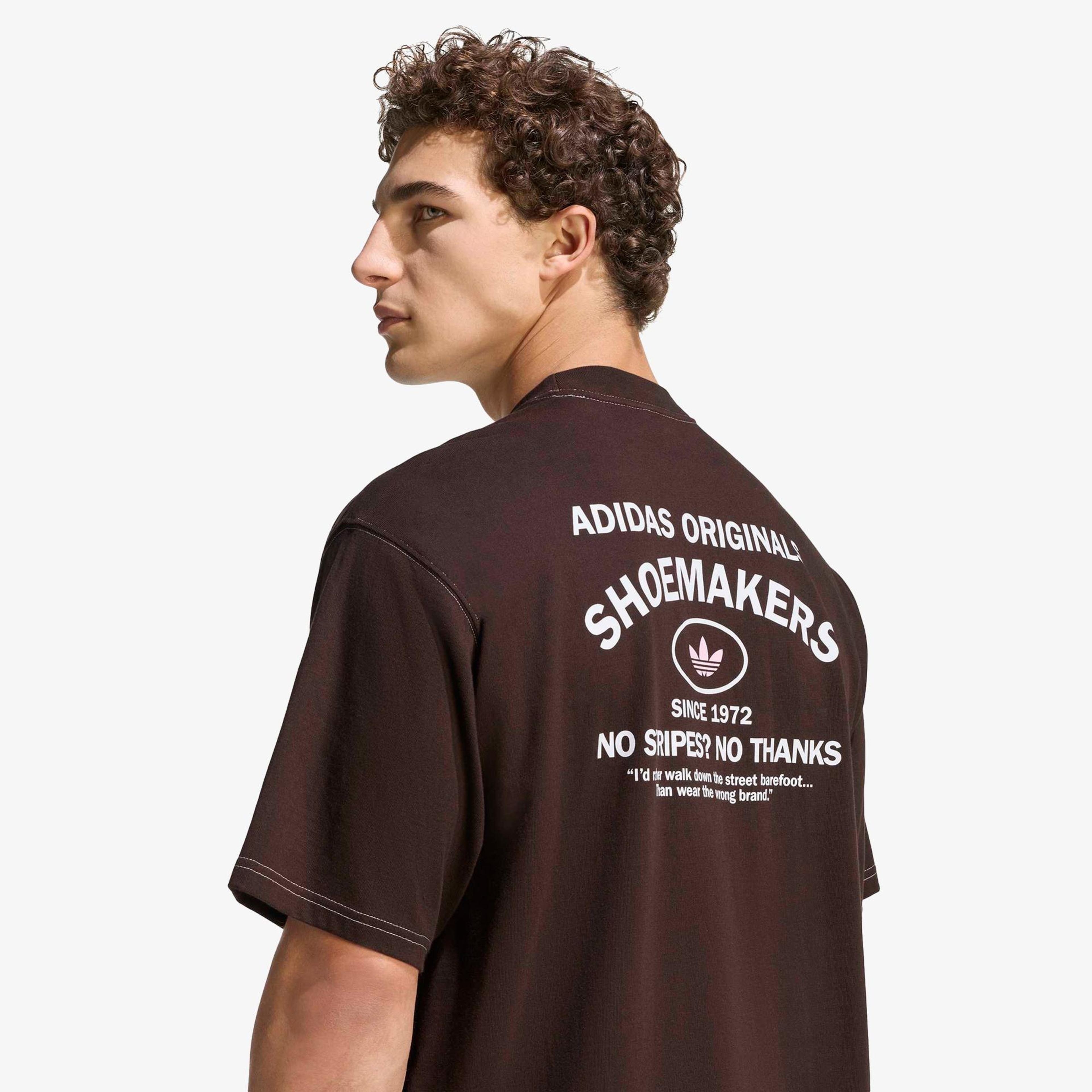 adidas Shoemaker Erkek Kahverengi T-Shirt