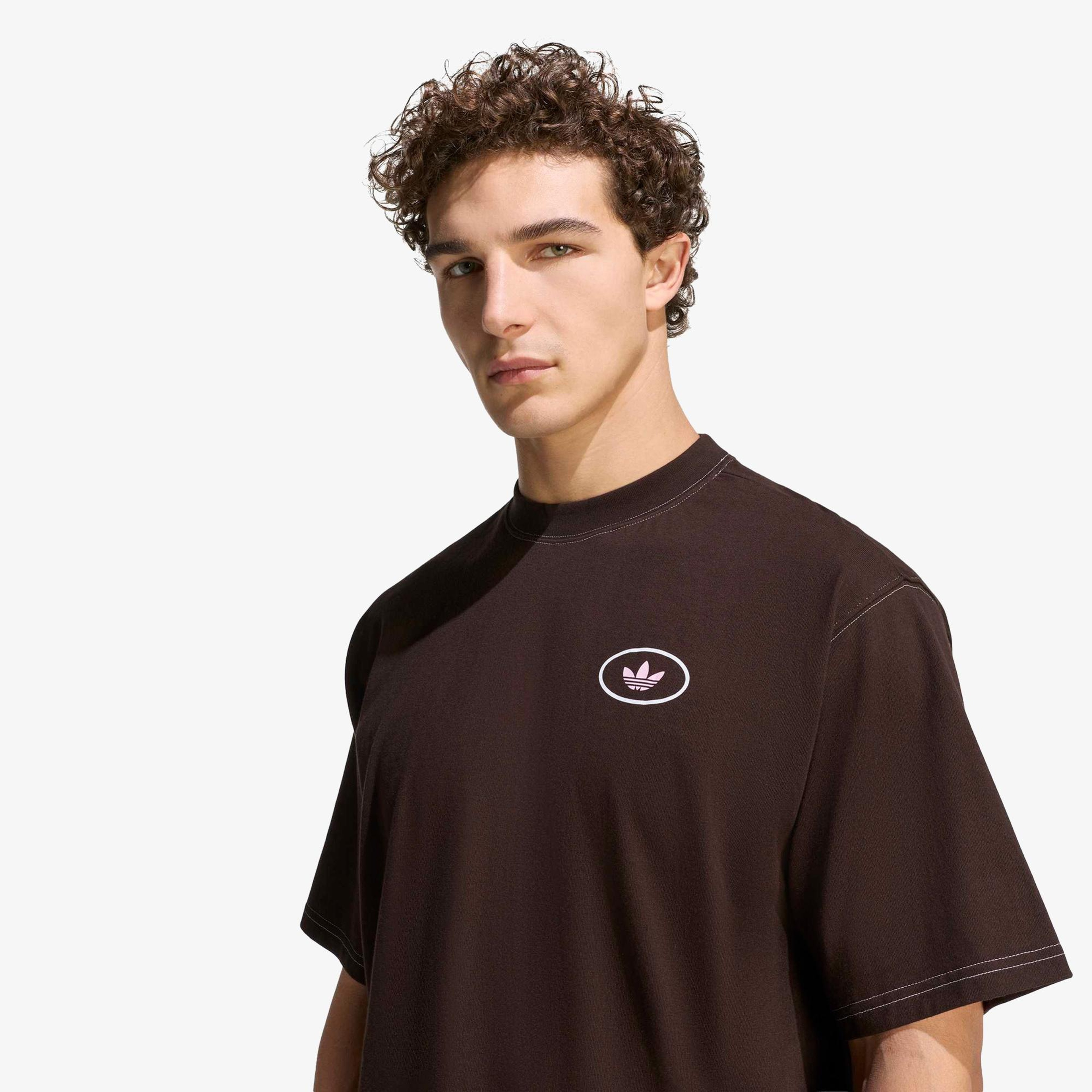 adidas Shoemaker Erkek Kahverengi T-Shirt