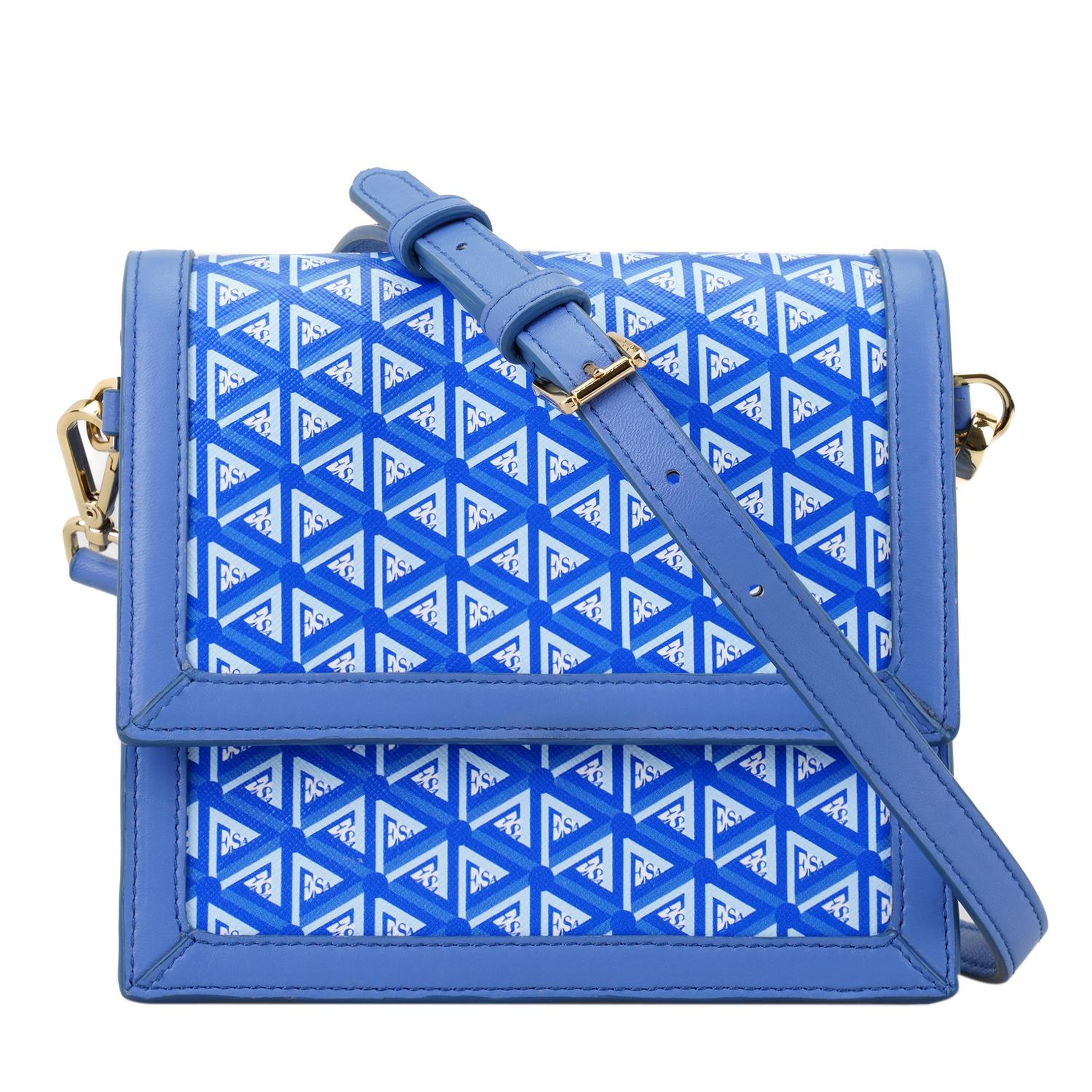 Tronc Mavi Kadın Monogram Omuz Çantası