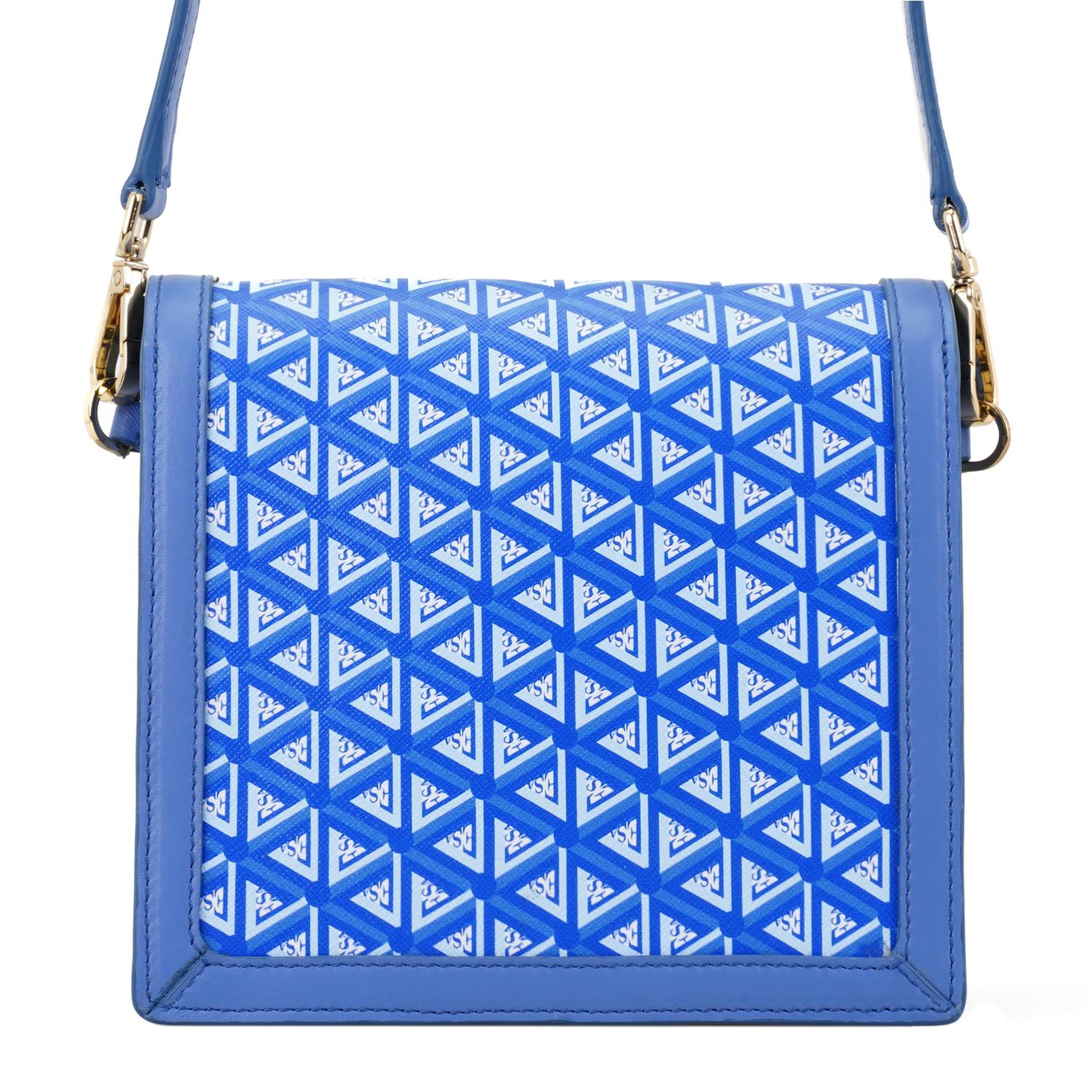 Tronc Mavi Kadın Monogram Omuz Çantası