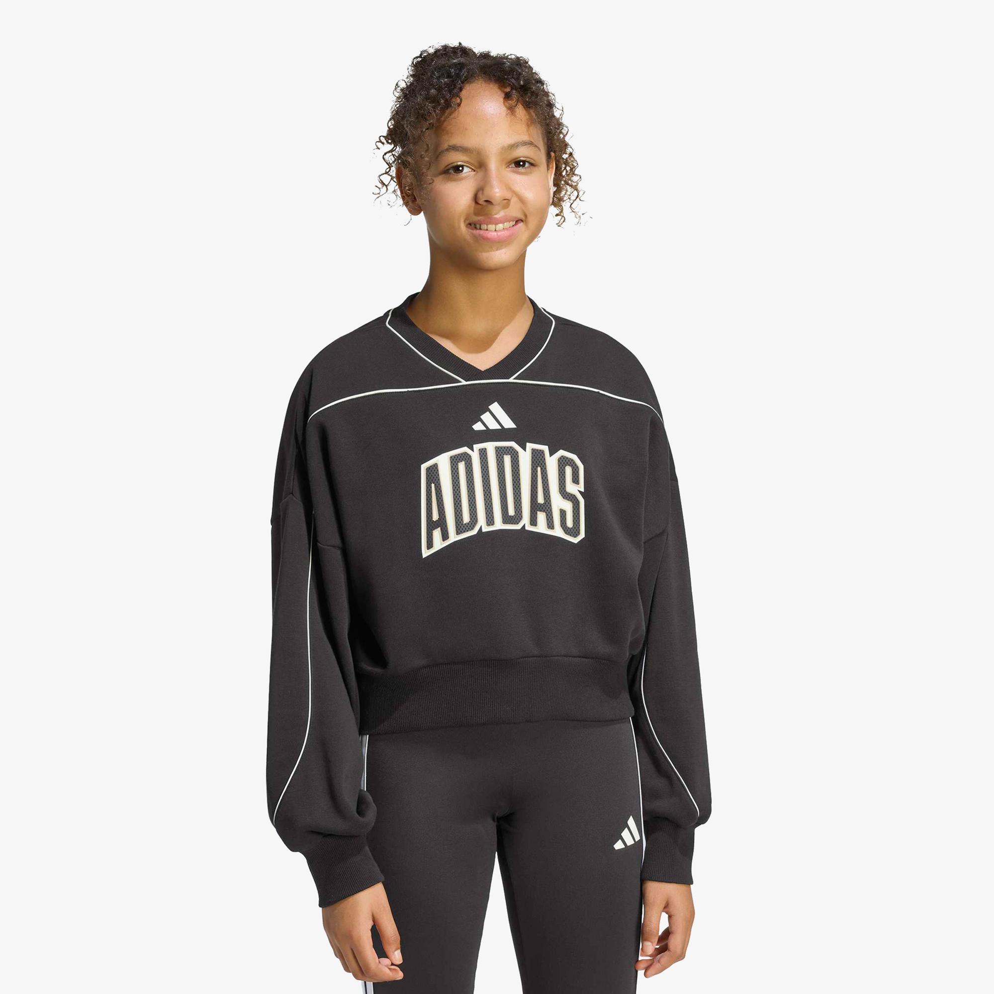 adidas Stadium Çocuk Siyah Sweatshirt