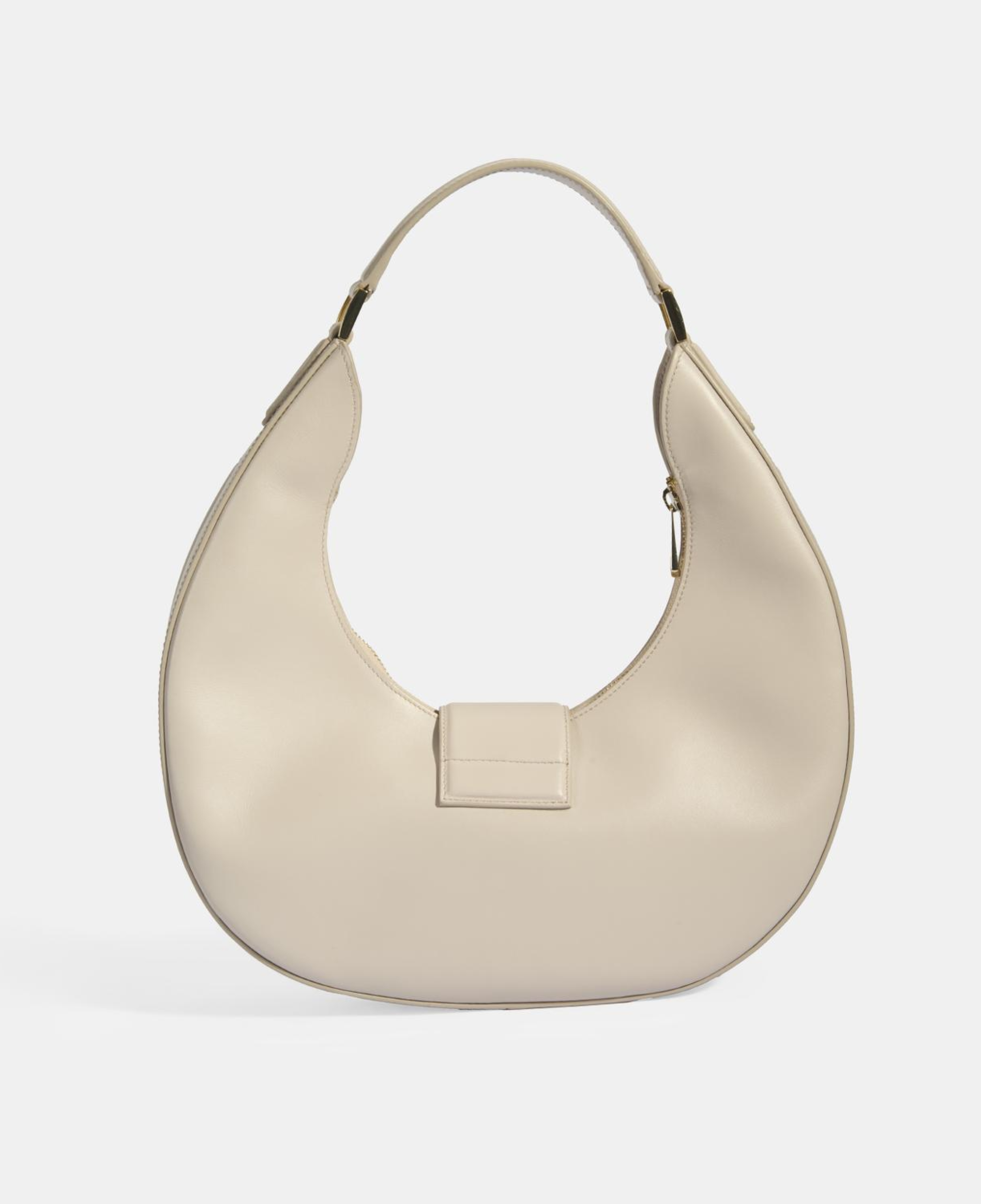 Kadın Açık Vizon Deri Omuz Çantası