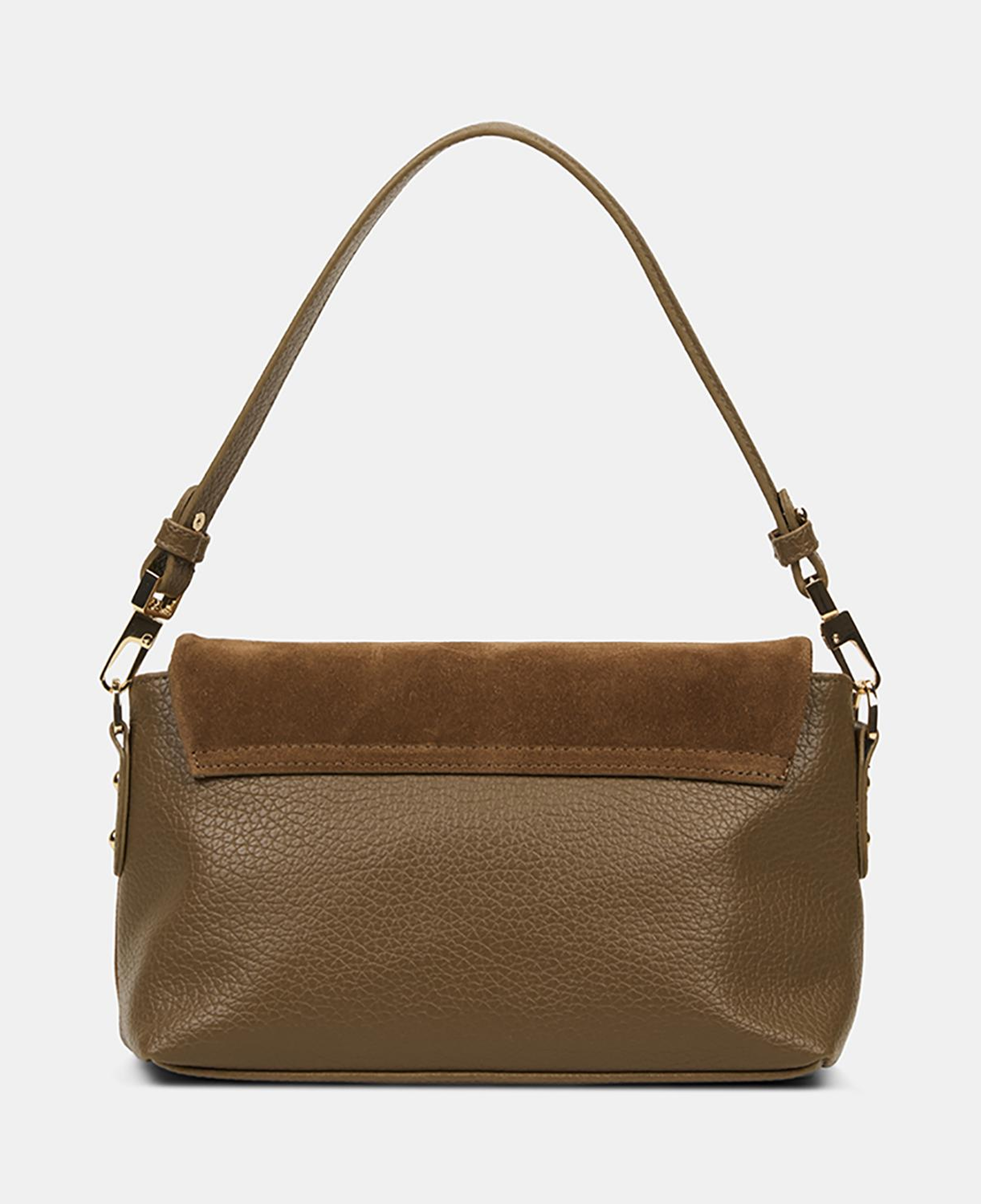 Kadın Vizon Ayarlanabilir Askılı Süet Omuz Çantası