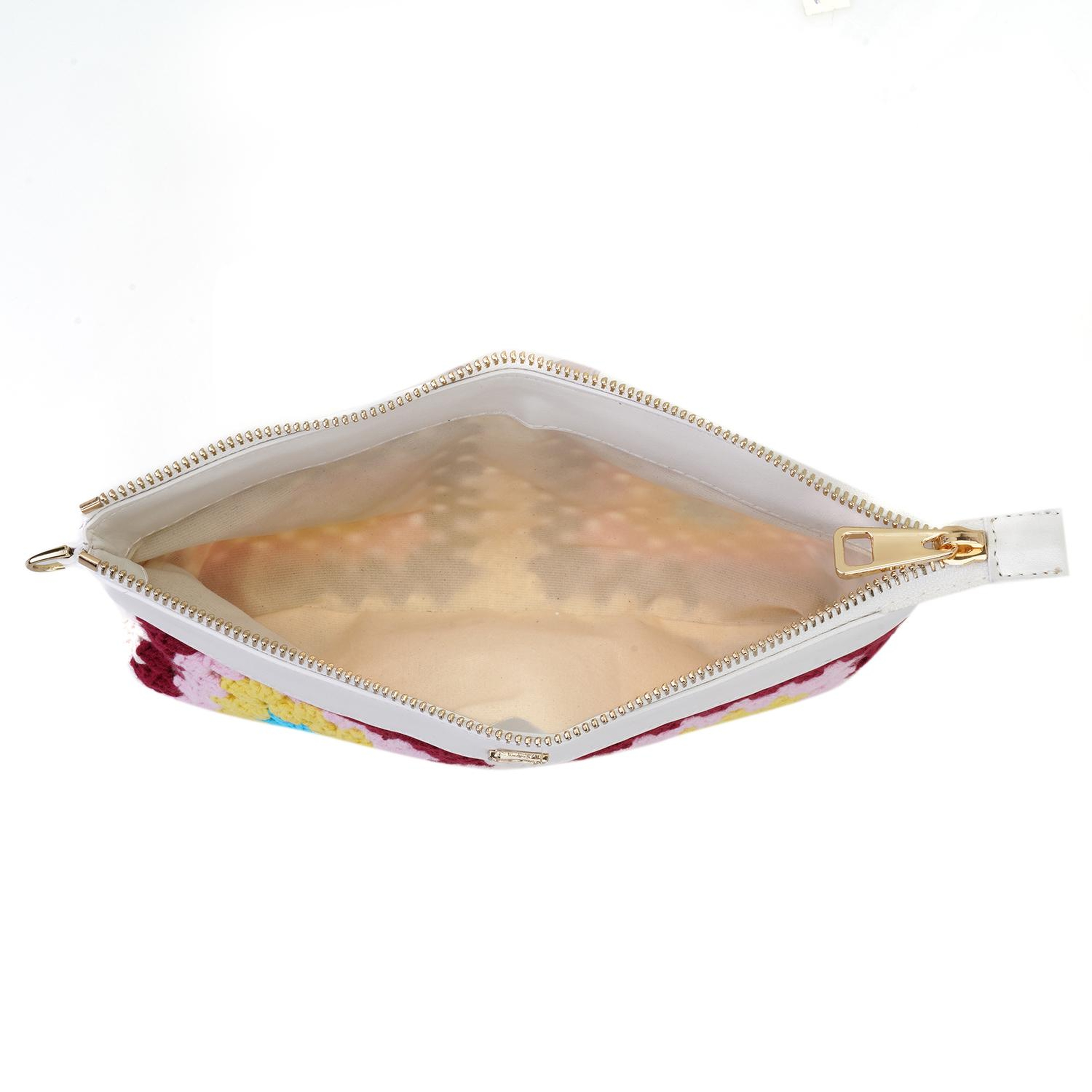 Bordo Kadın Örgülü Omuz Çantası