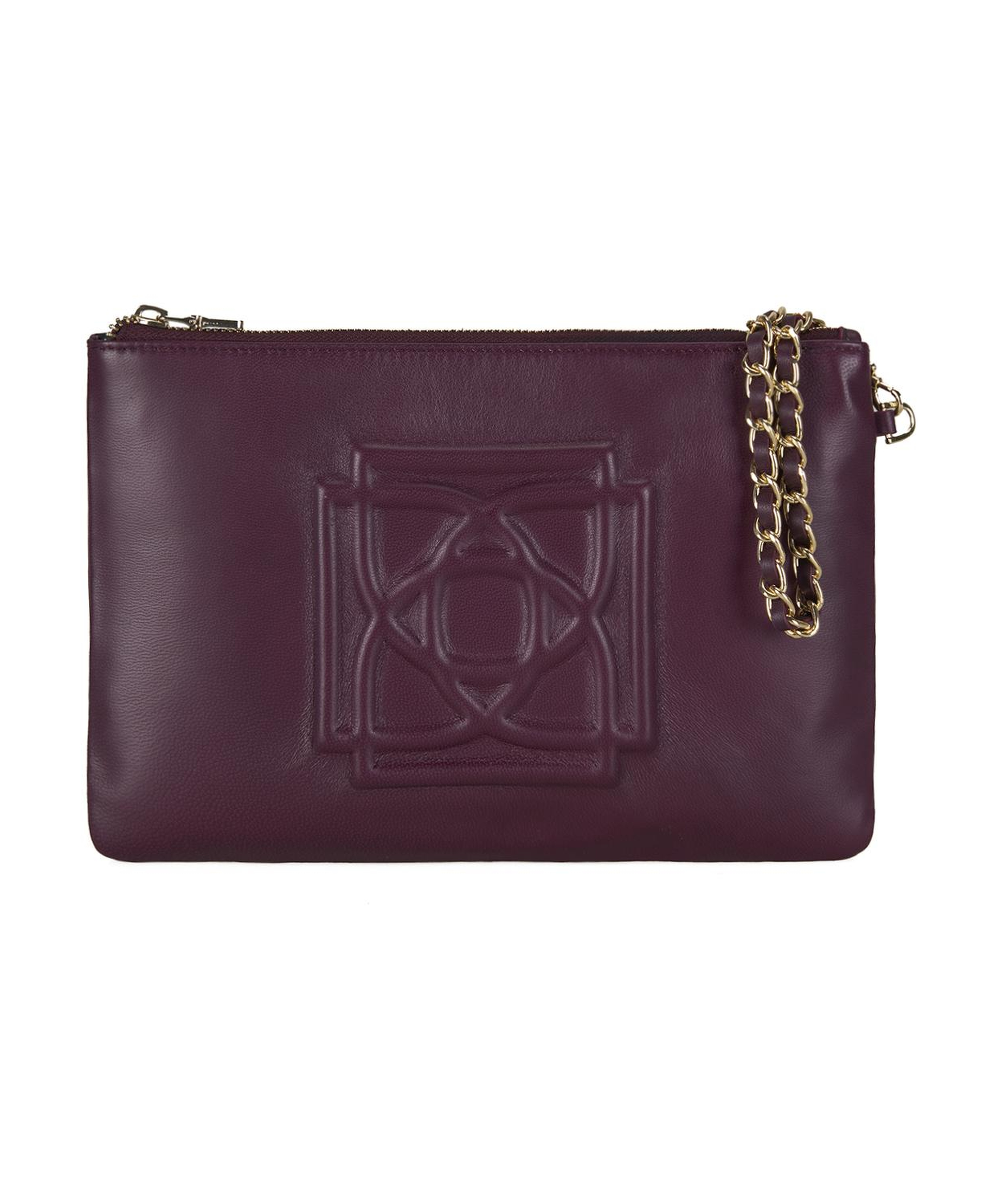 Vionya Bordo Kadın Deri El Çantası