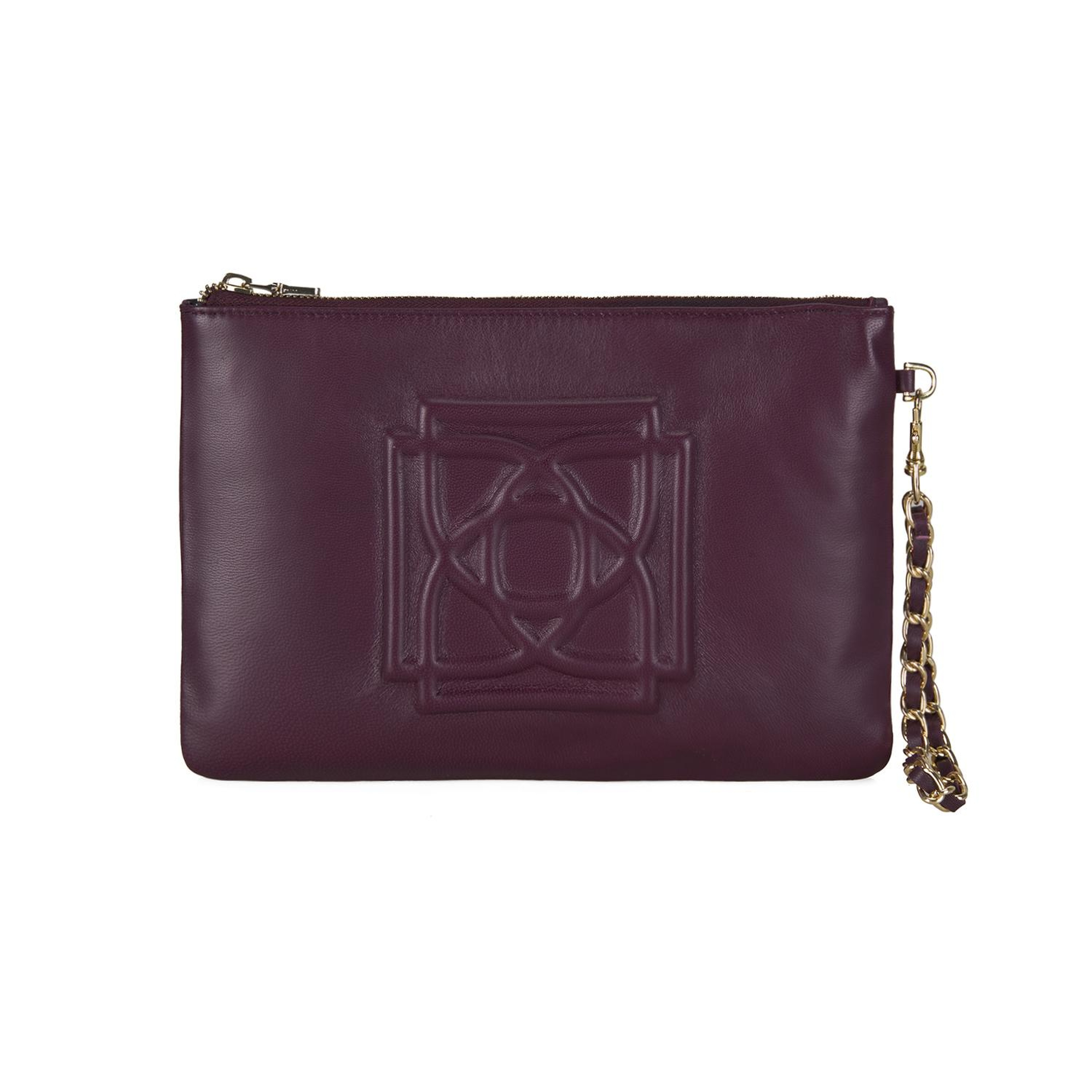 Vionya Bordo Kadın Deri El Çantası