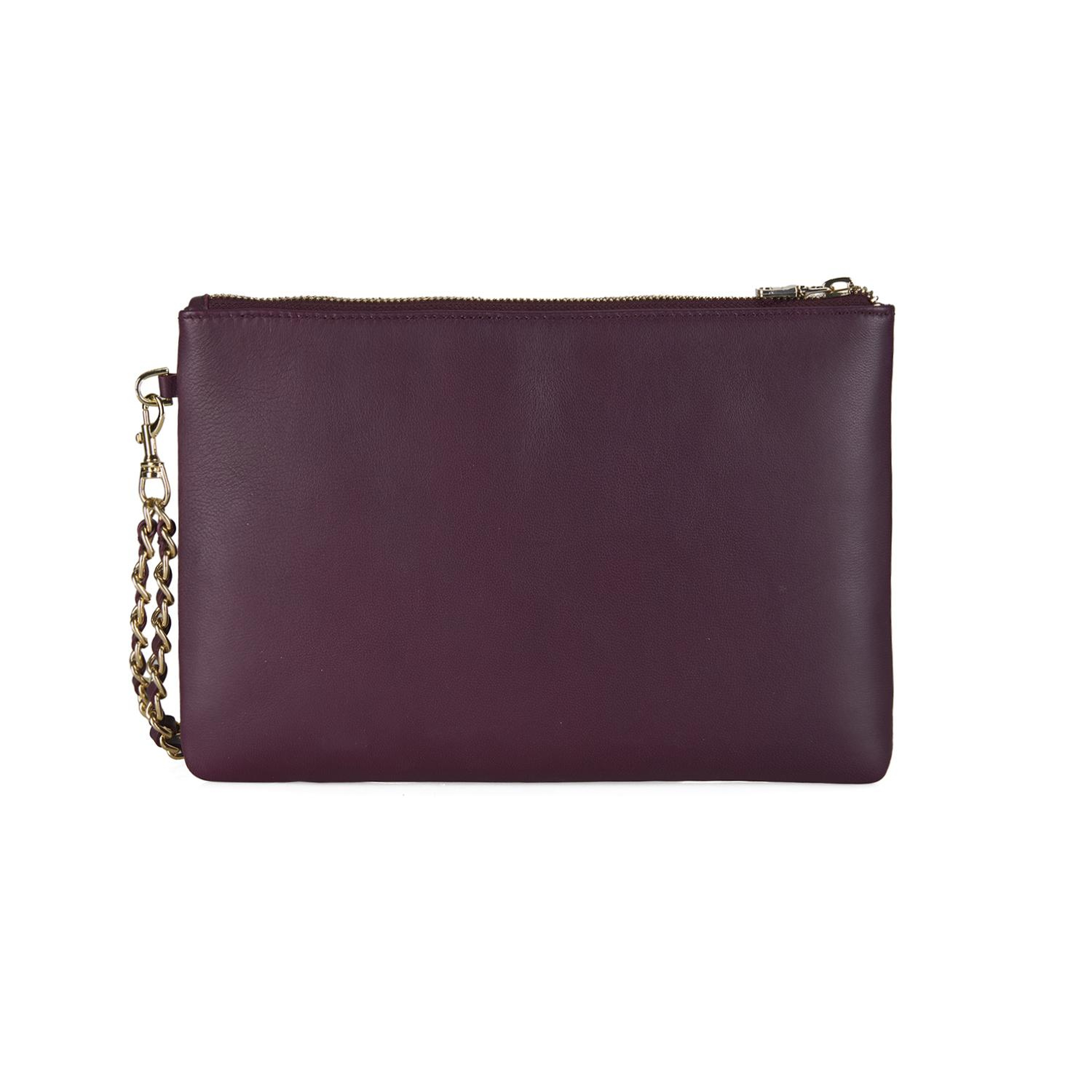 Vionya Bordo Kadın Deri El Çantası