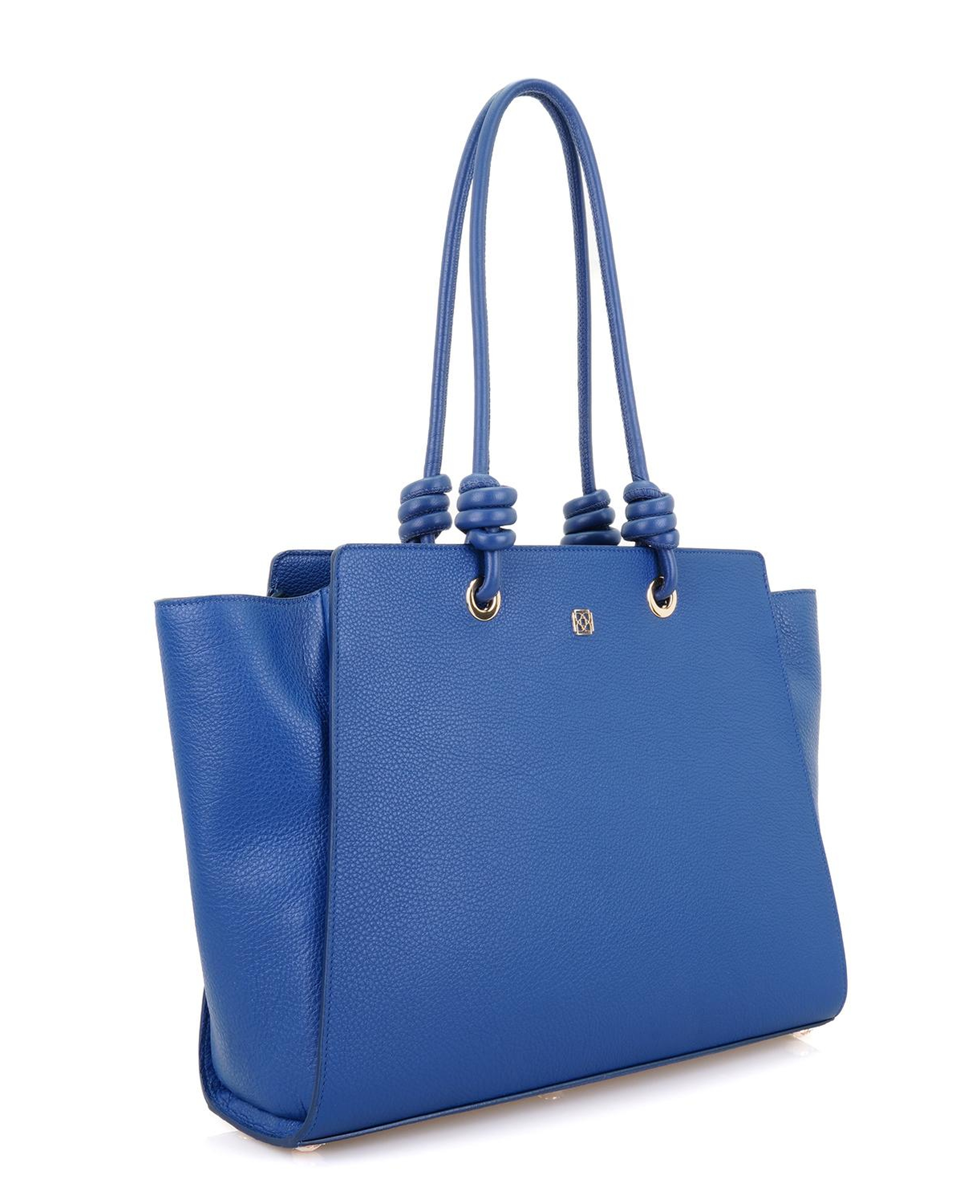 Aster Lacivert Kadın Deri Alışveriş Çantası