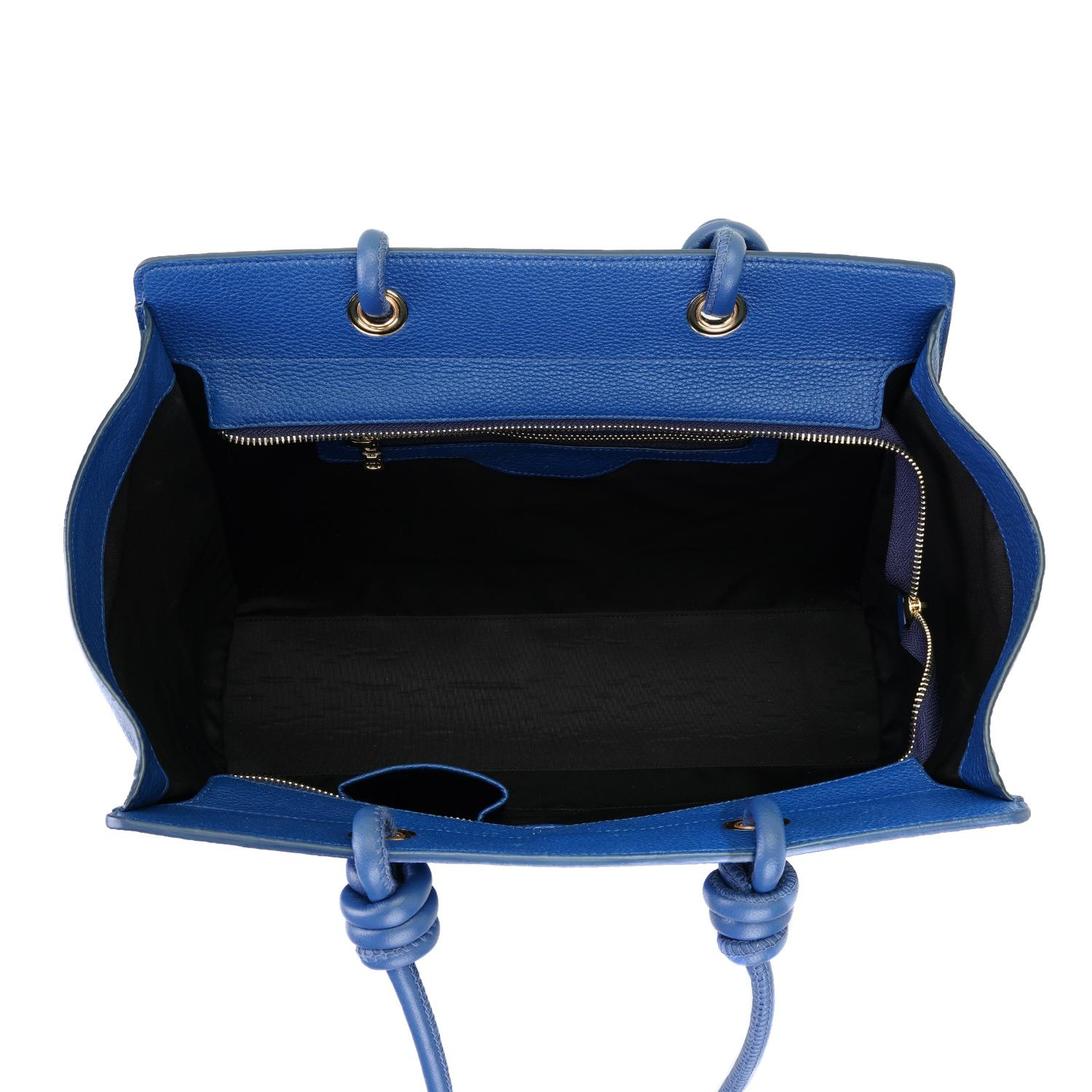 Aster Lacivert Kadın Deri Alışveriş Çantası