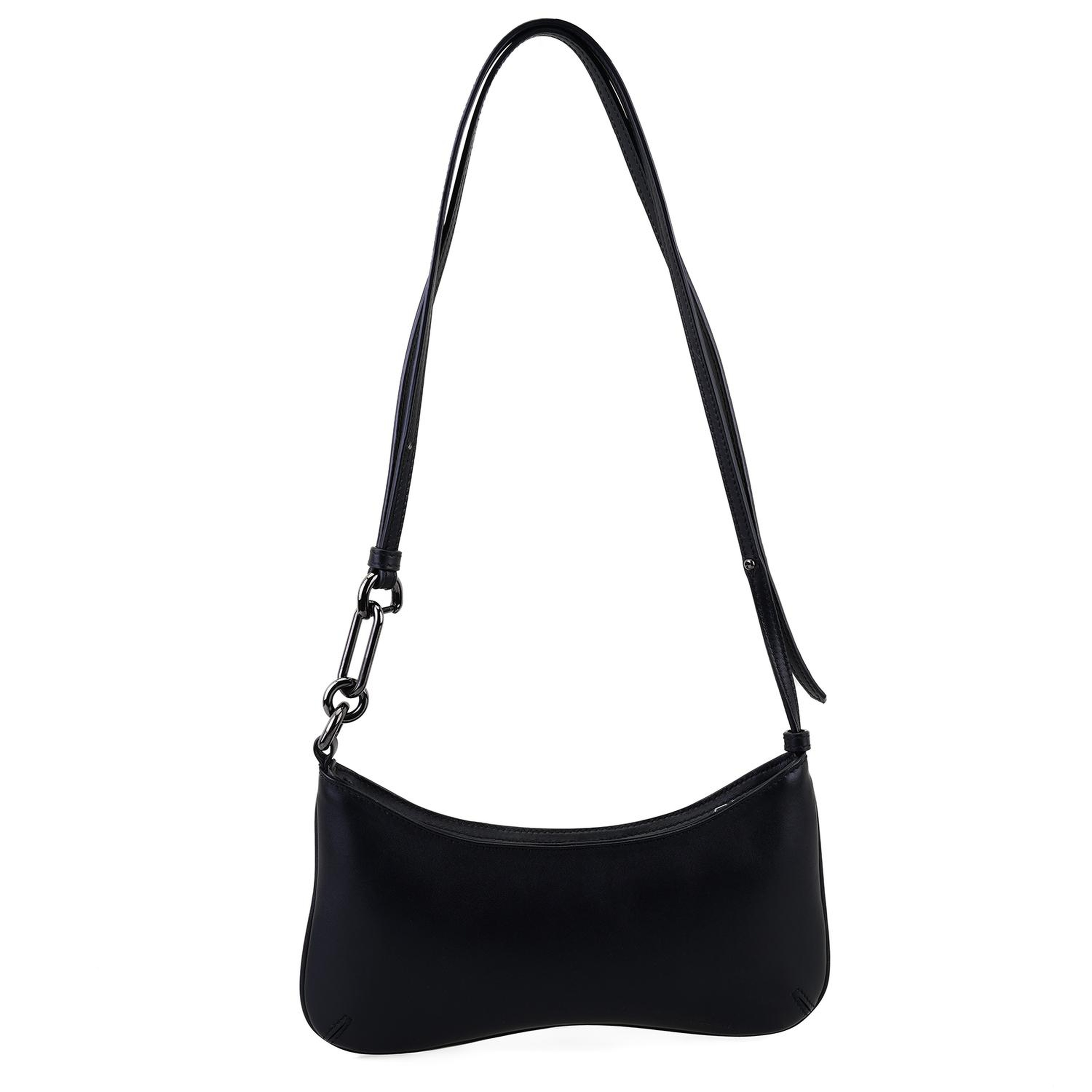 Annie Siyah Kadın Deri Omuz Çantası