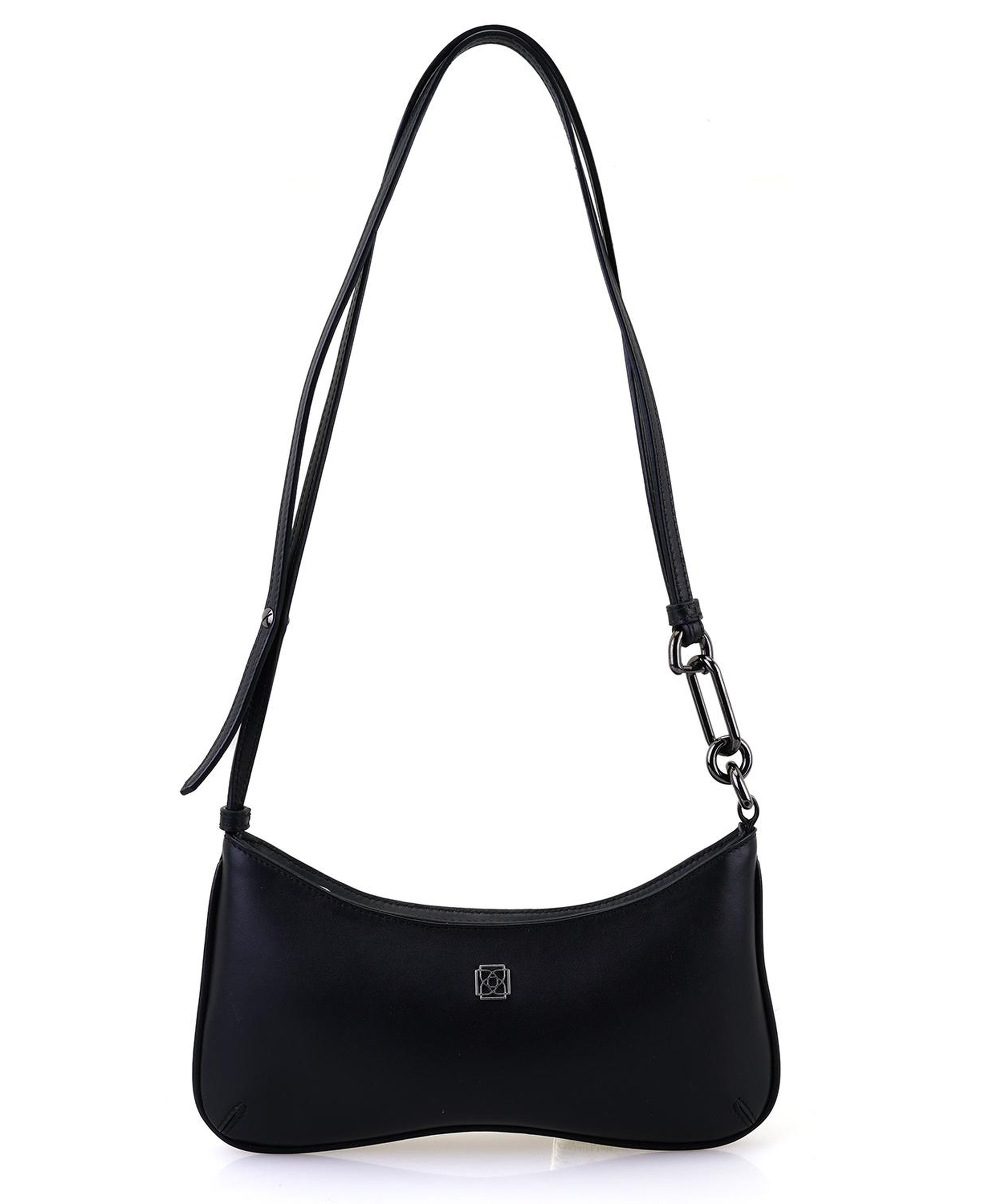 Annie Siyah Kadın Deri Omuz Çantası