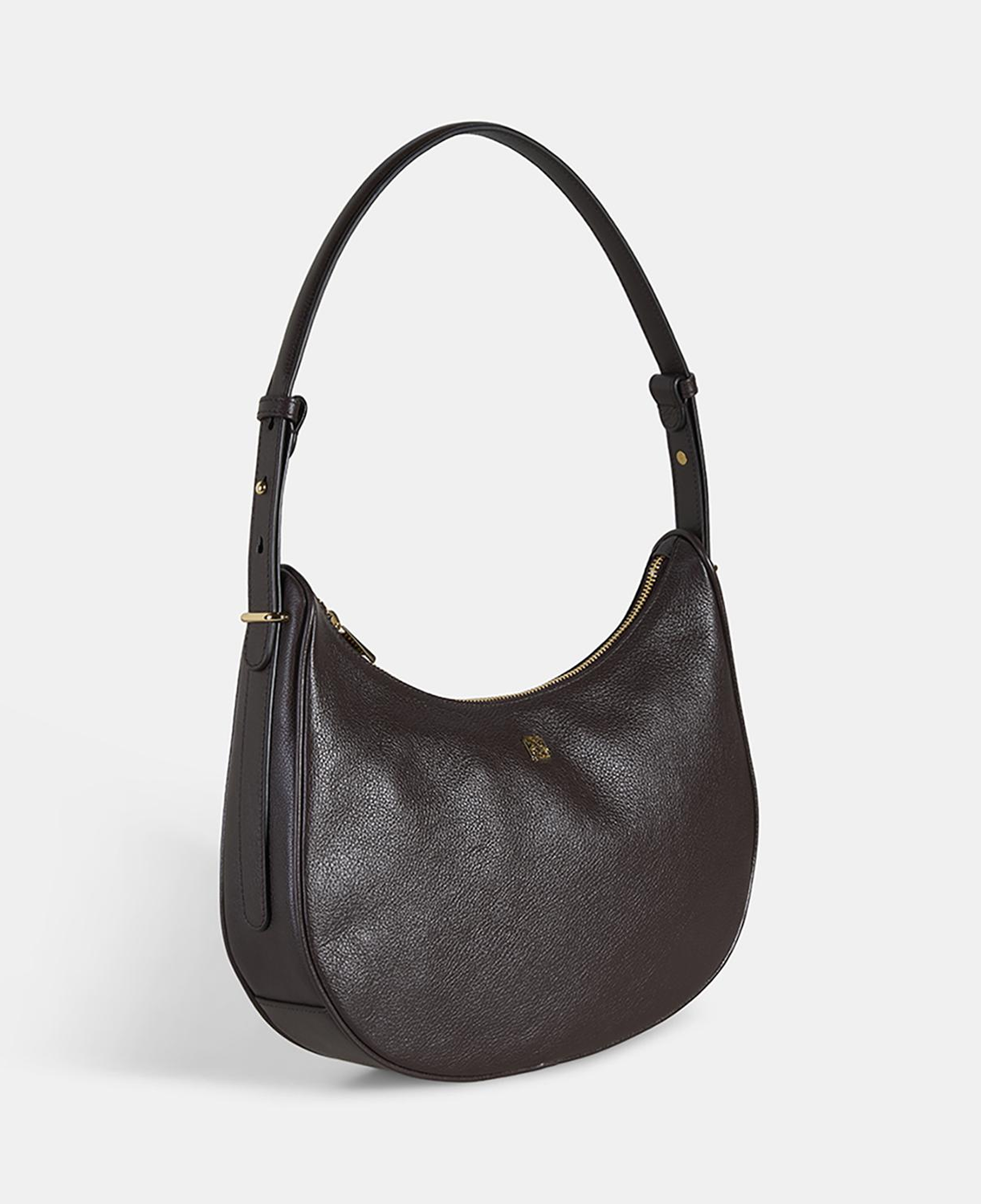 Kadın Acı Kahve Deri Omuz Çantası