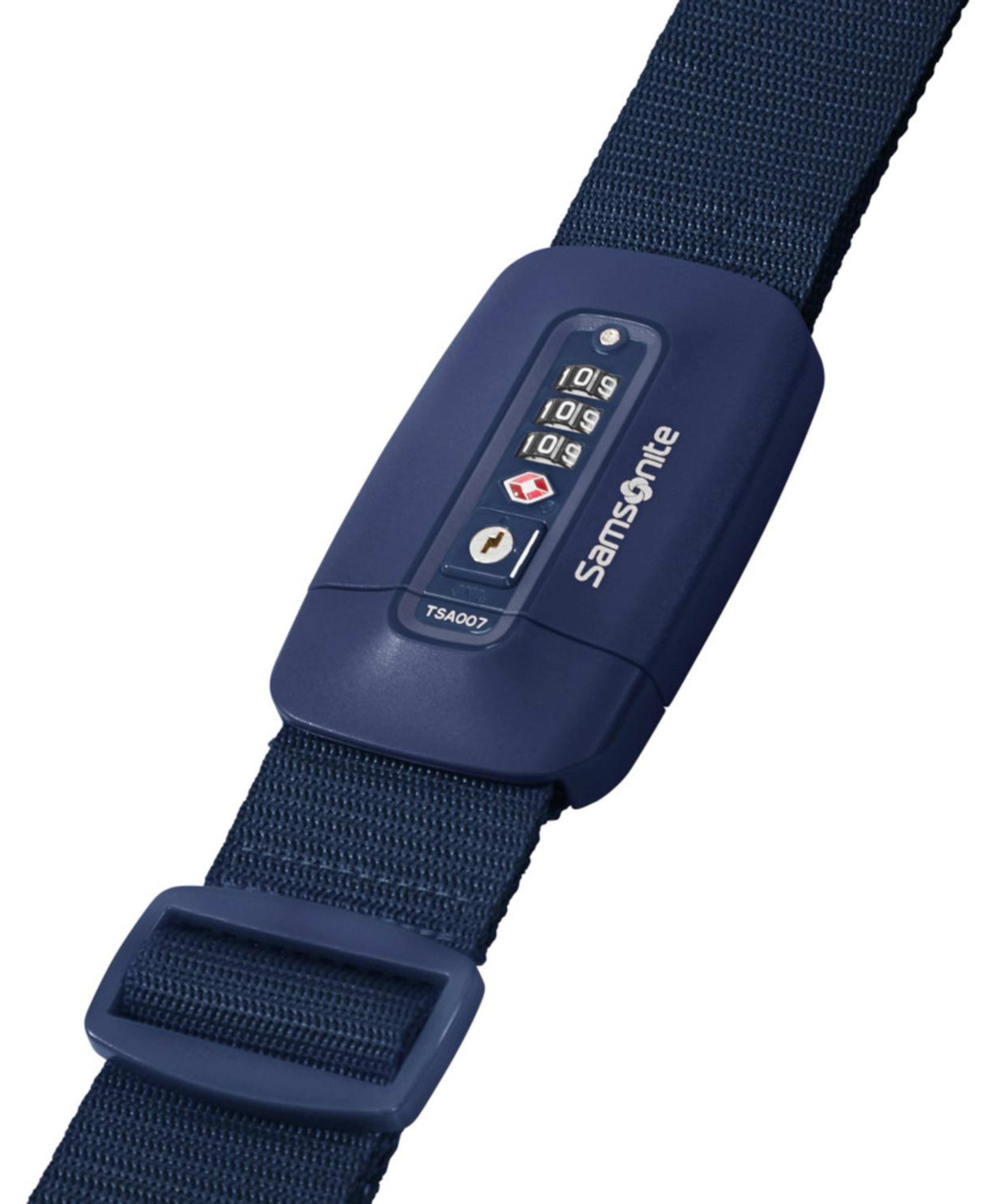 Samsonite Lacivert Ta Revolution TSA Kilitli Valiz Kemeri