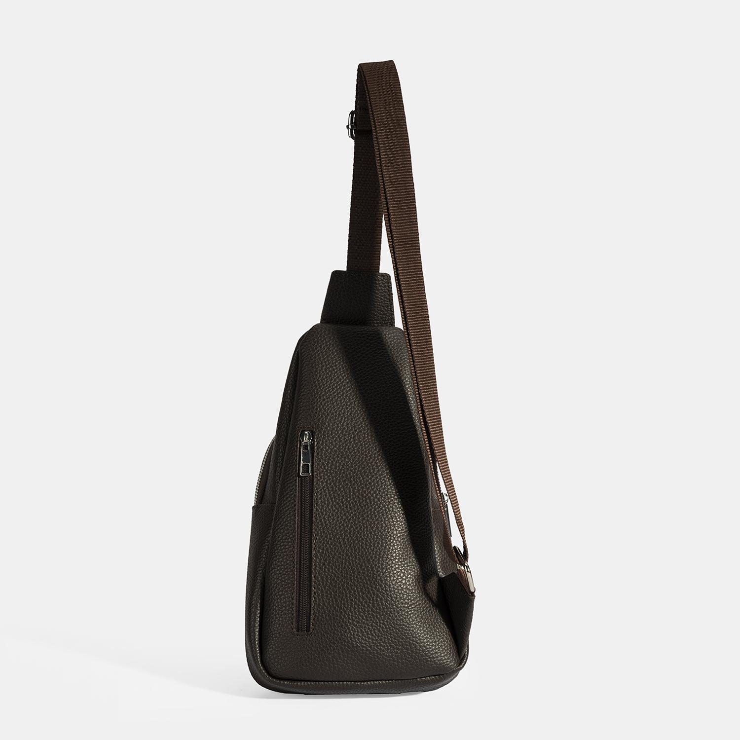 Erkek Kahve Çapraz Postacı Çantası