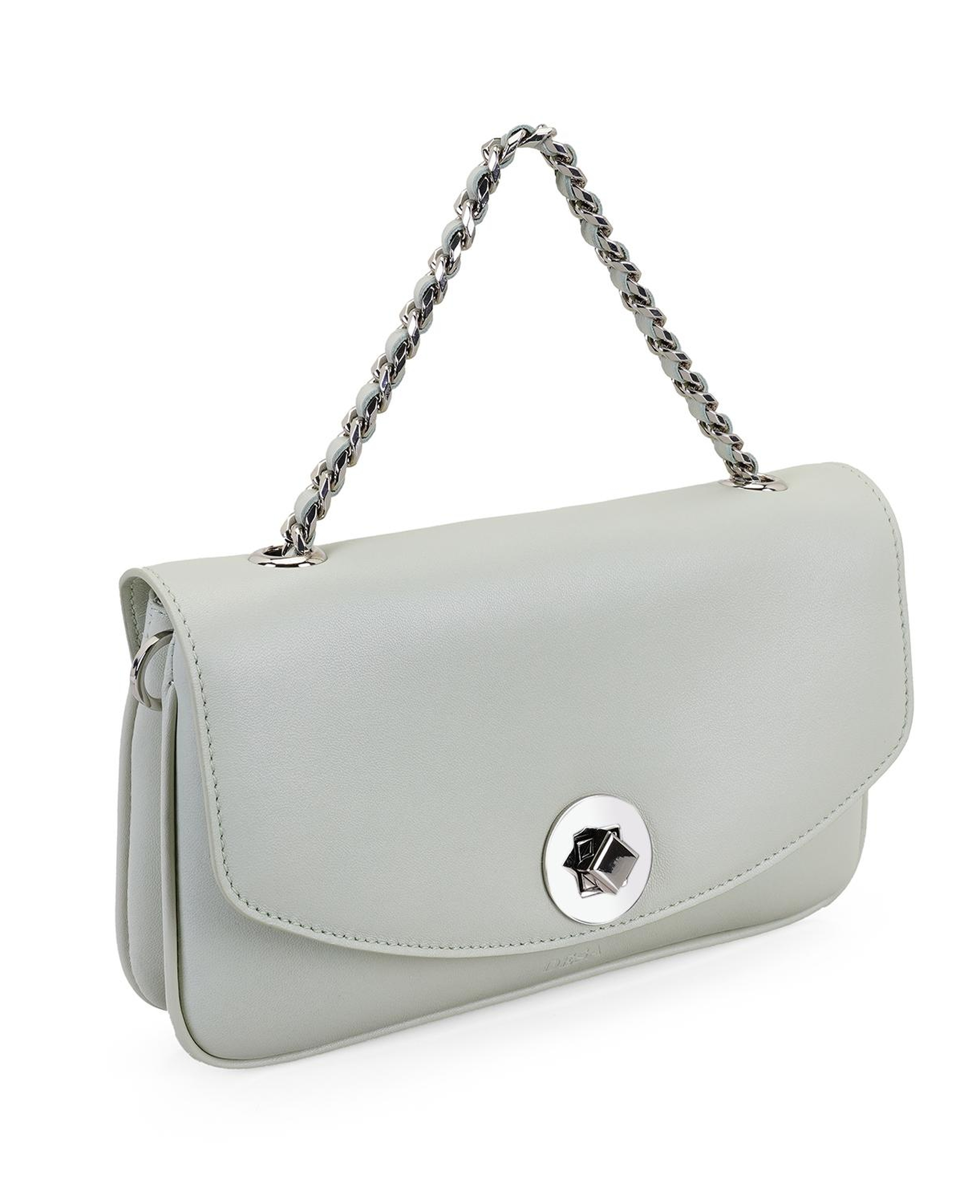 Karla Yeşil Kadın Deri Omuz Çantası