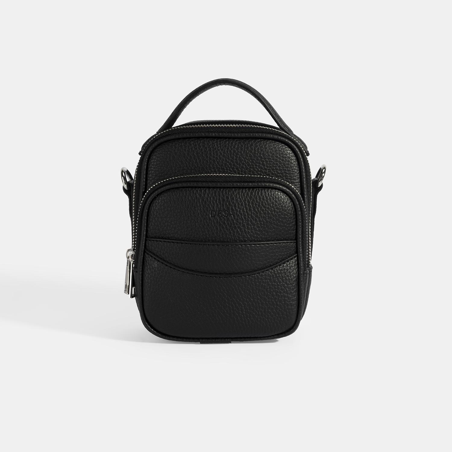 Erkek Siyah Postacı Çantası