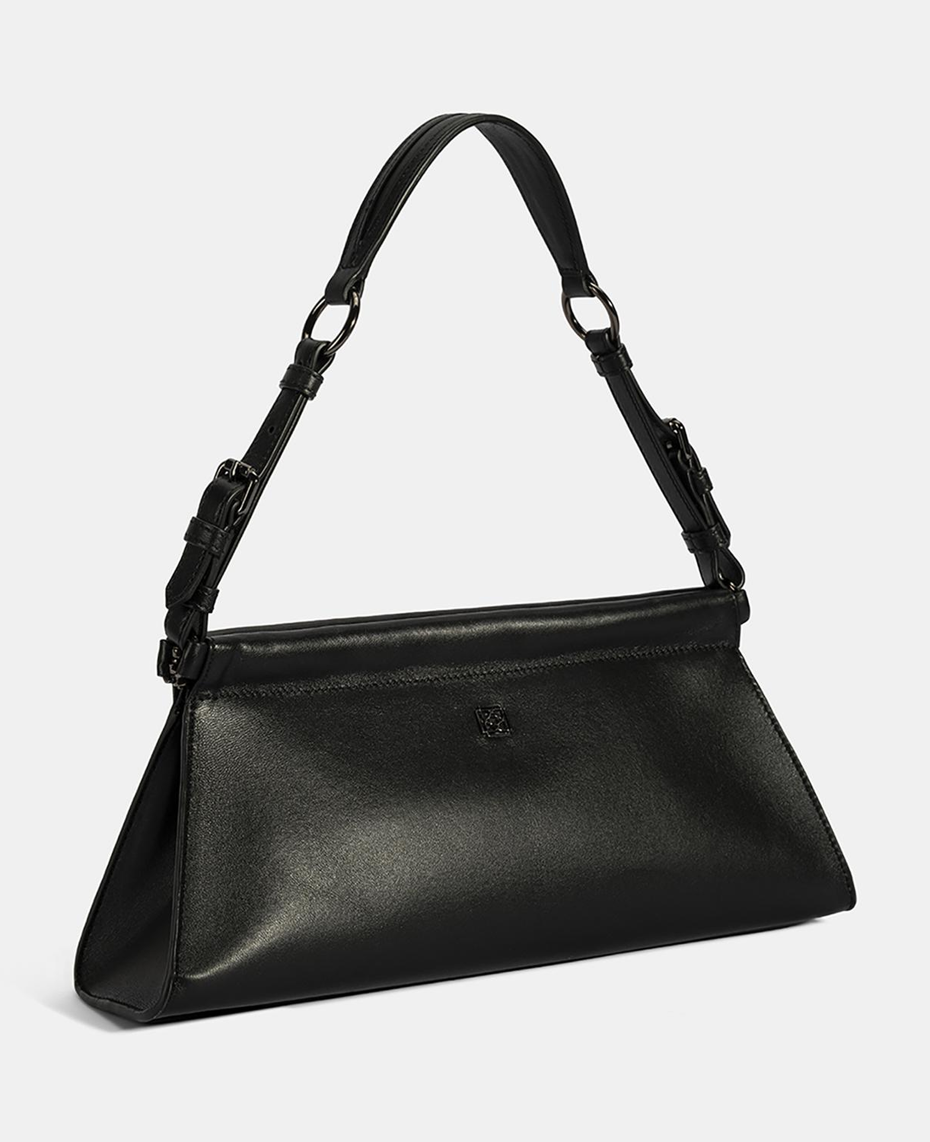 Kadın Siyah Deri Omuz Çantası