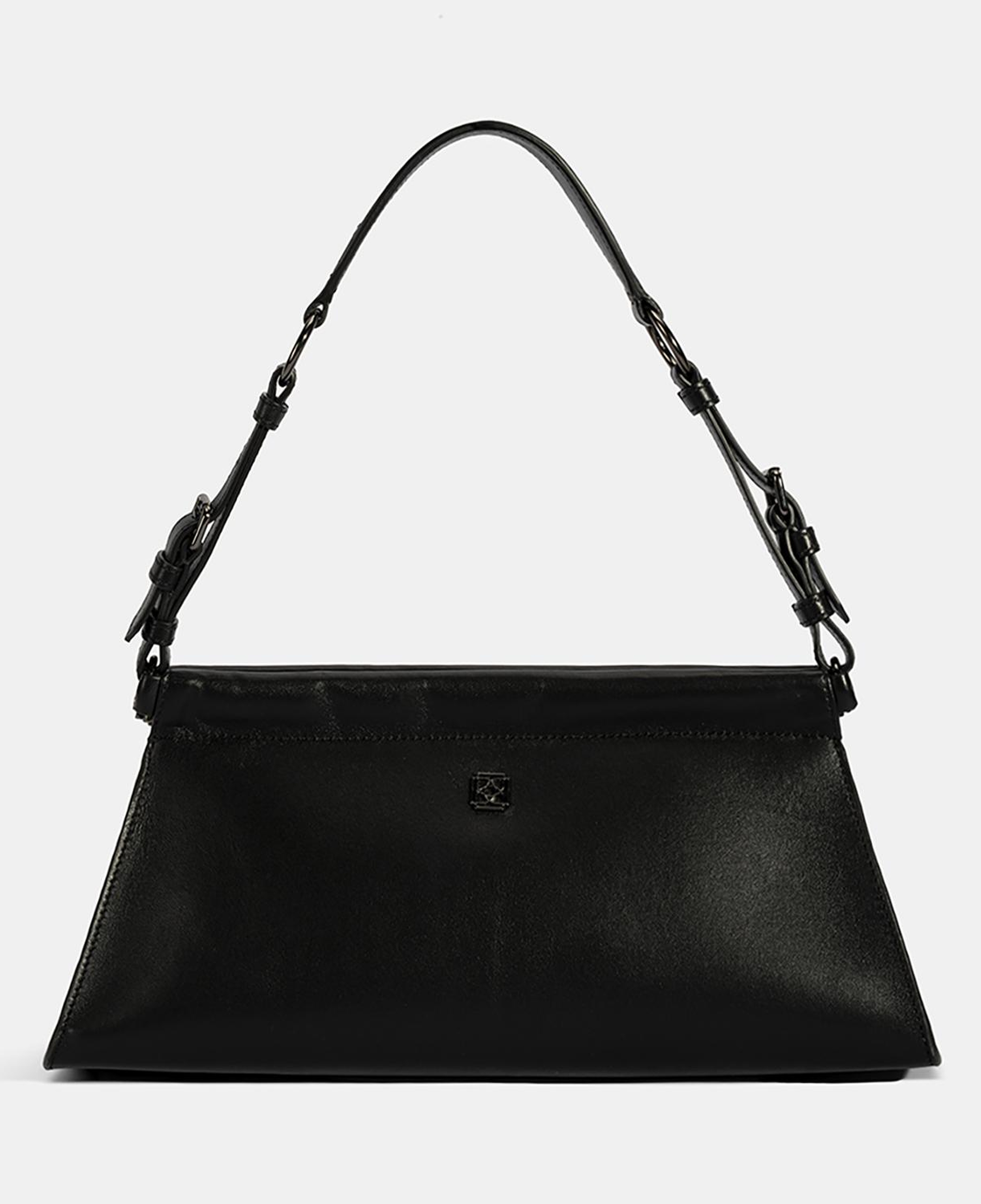 Kadın Siyah Deri Omuz Çantası