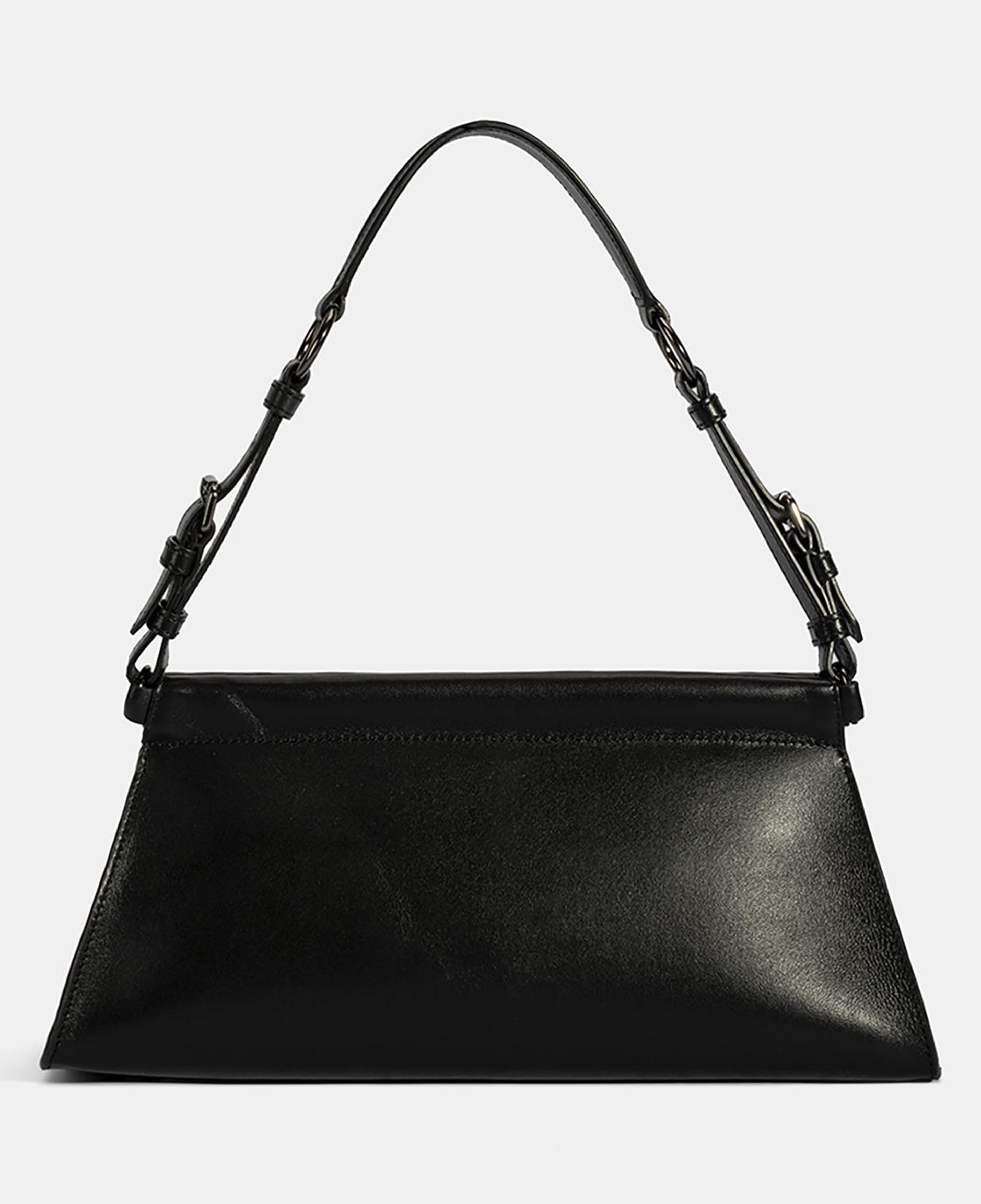 Kadın Siyah Deri Omuz Çantası