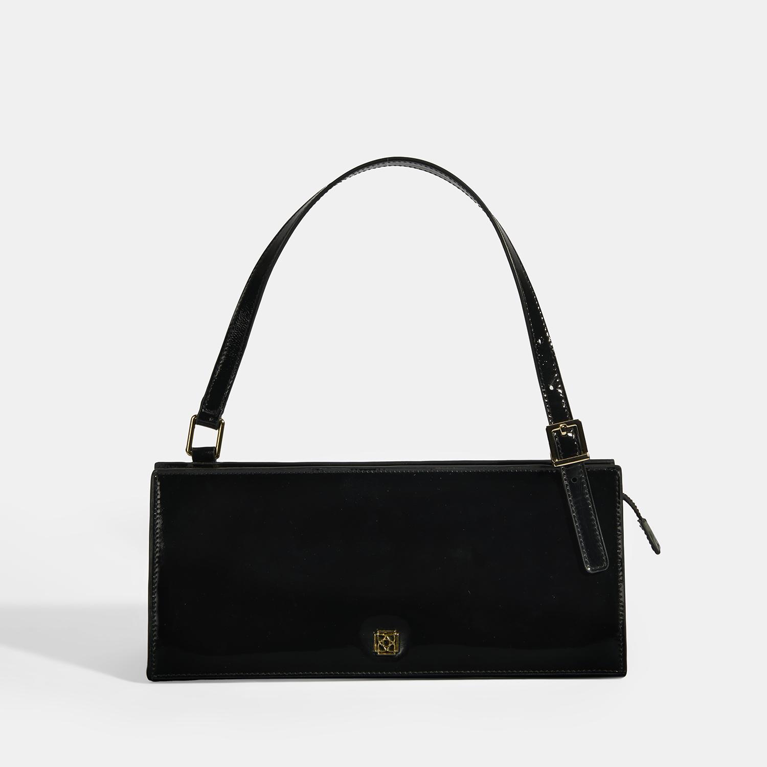 Siyah Kadın Deri Omuz Çantası