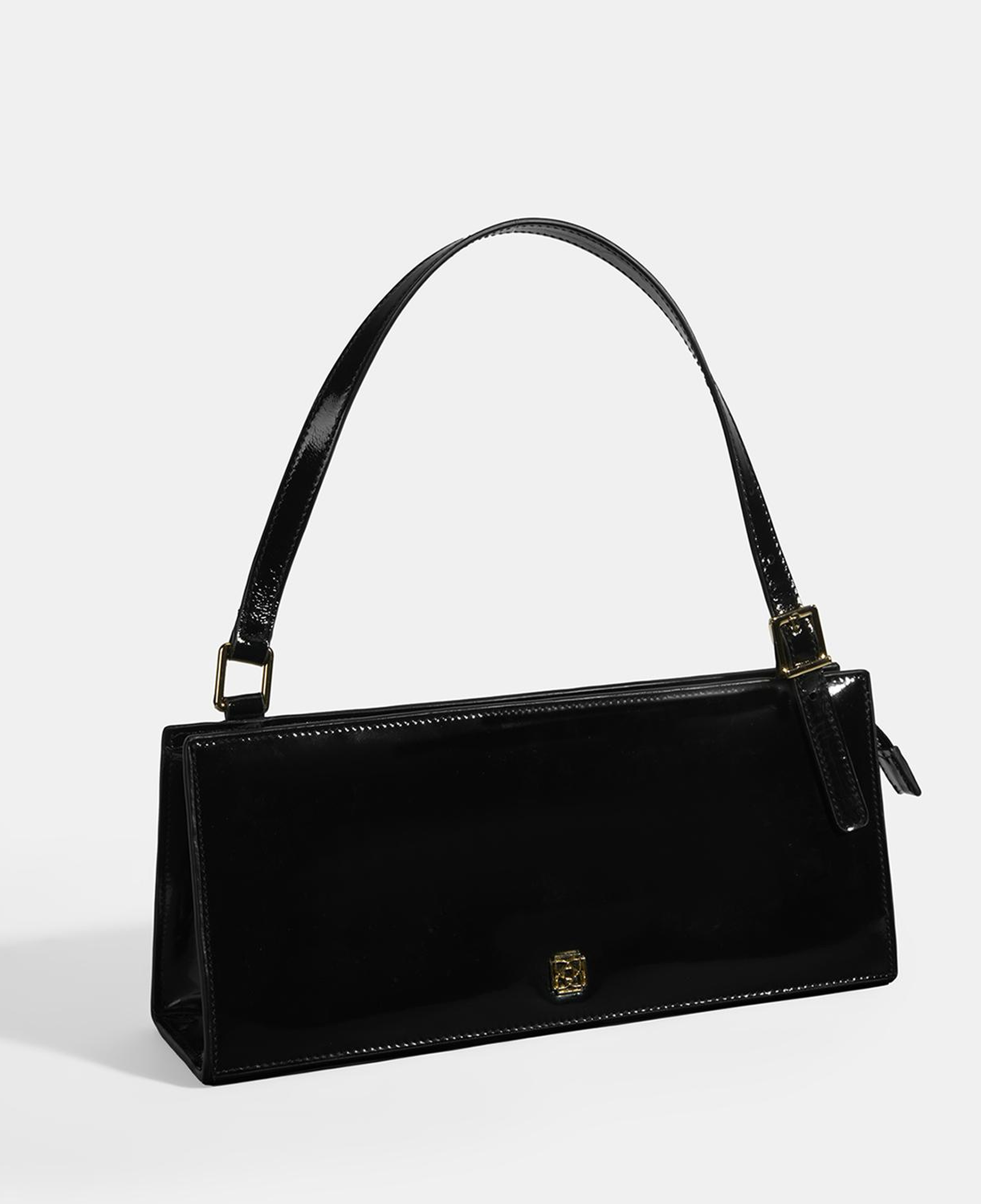 Siyah Kadın Deri Omuz Çantası