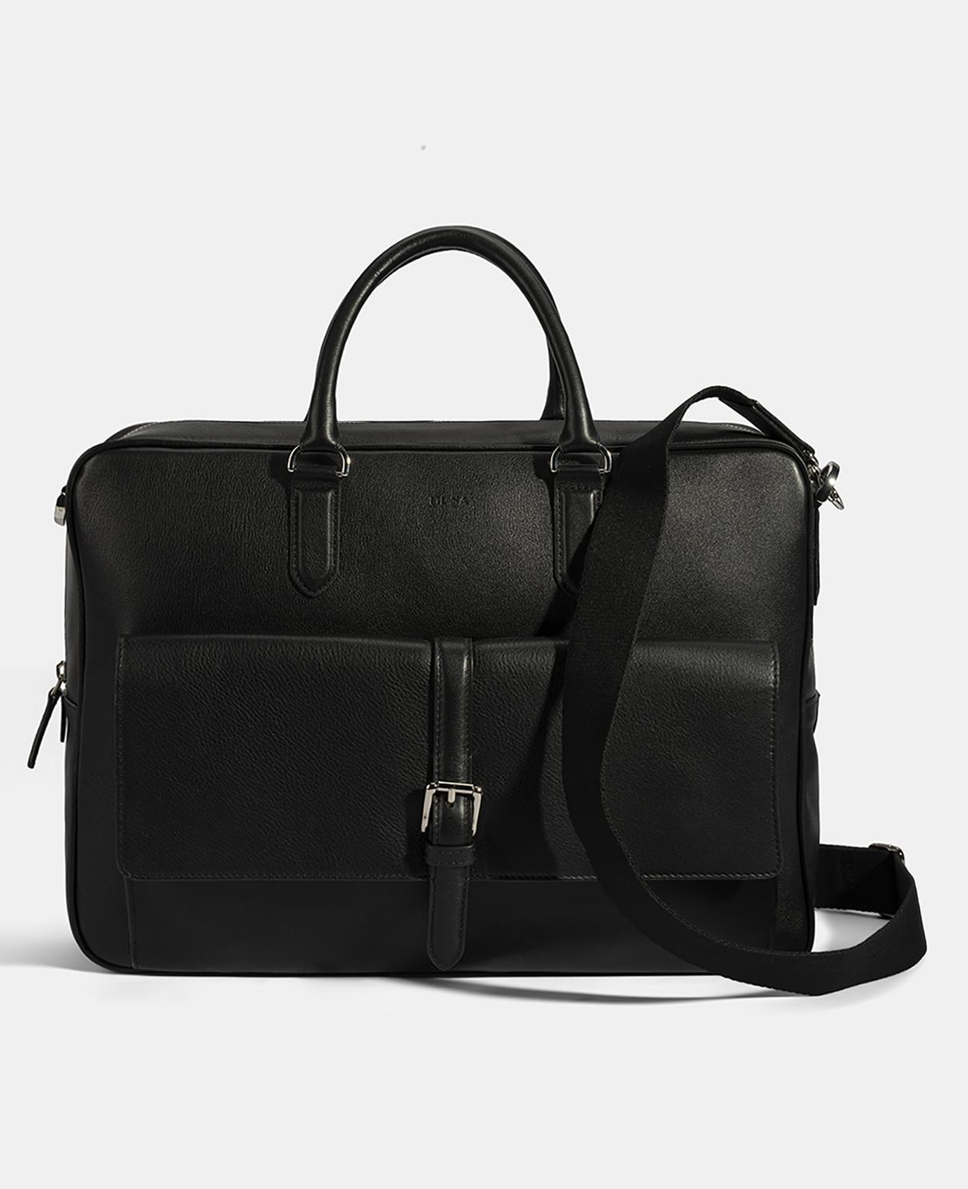 Erkek Siyah Deri Evrak Çantası