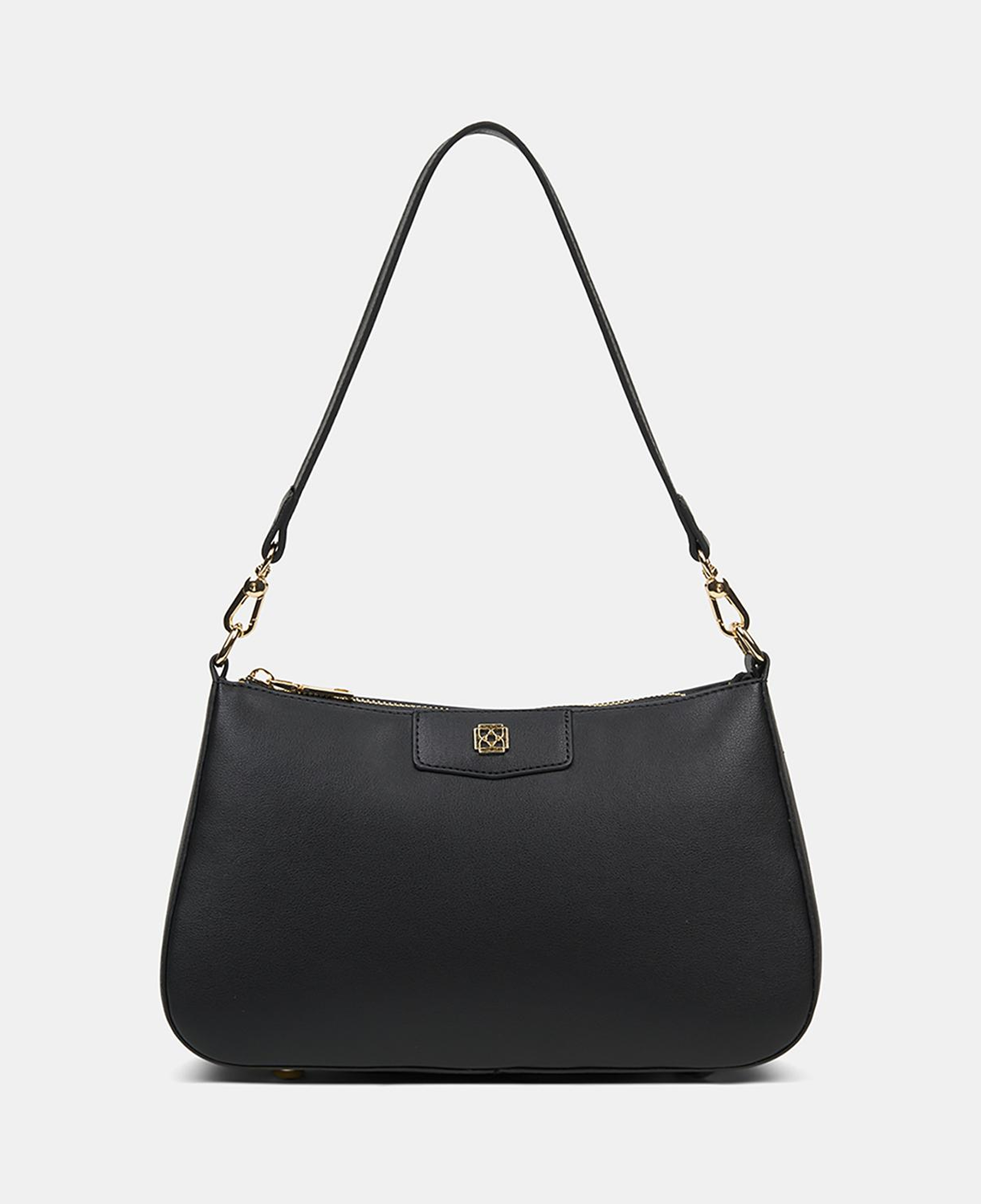 Kadın Siyah Ayarlanabilir Askılı Omuz Çantası