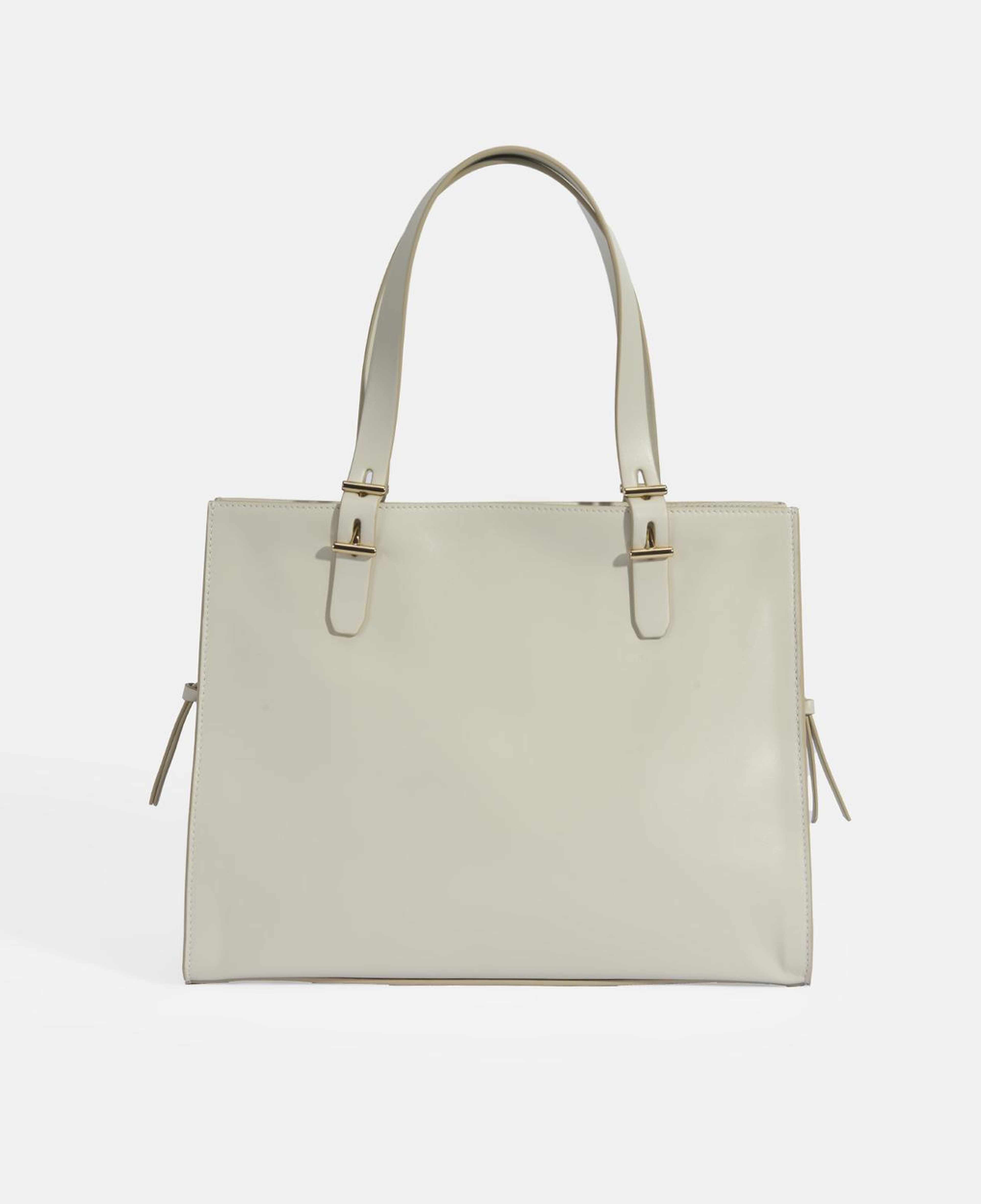 Kadın Beyaz Deri Omuz Çantası