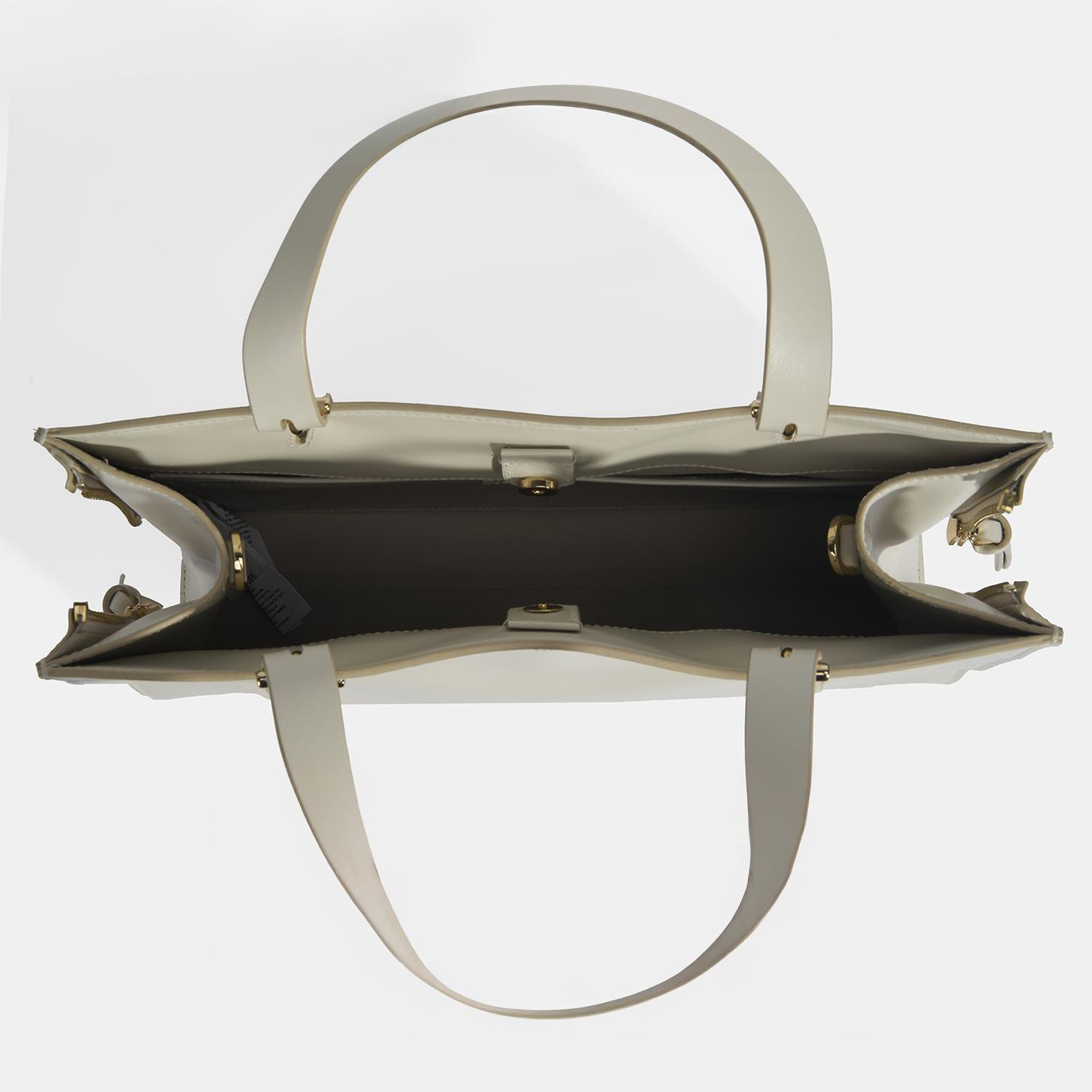 Kadın Beyaz Deri Omuz Çantası