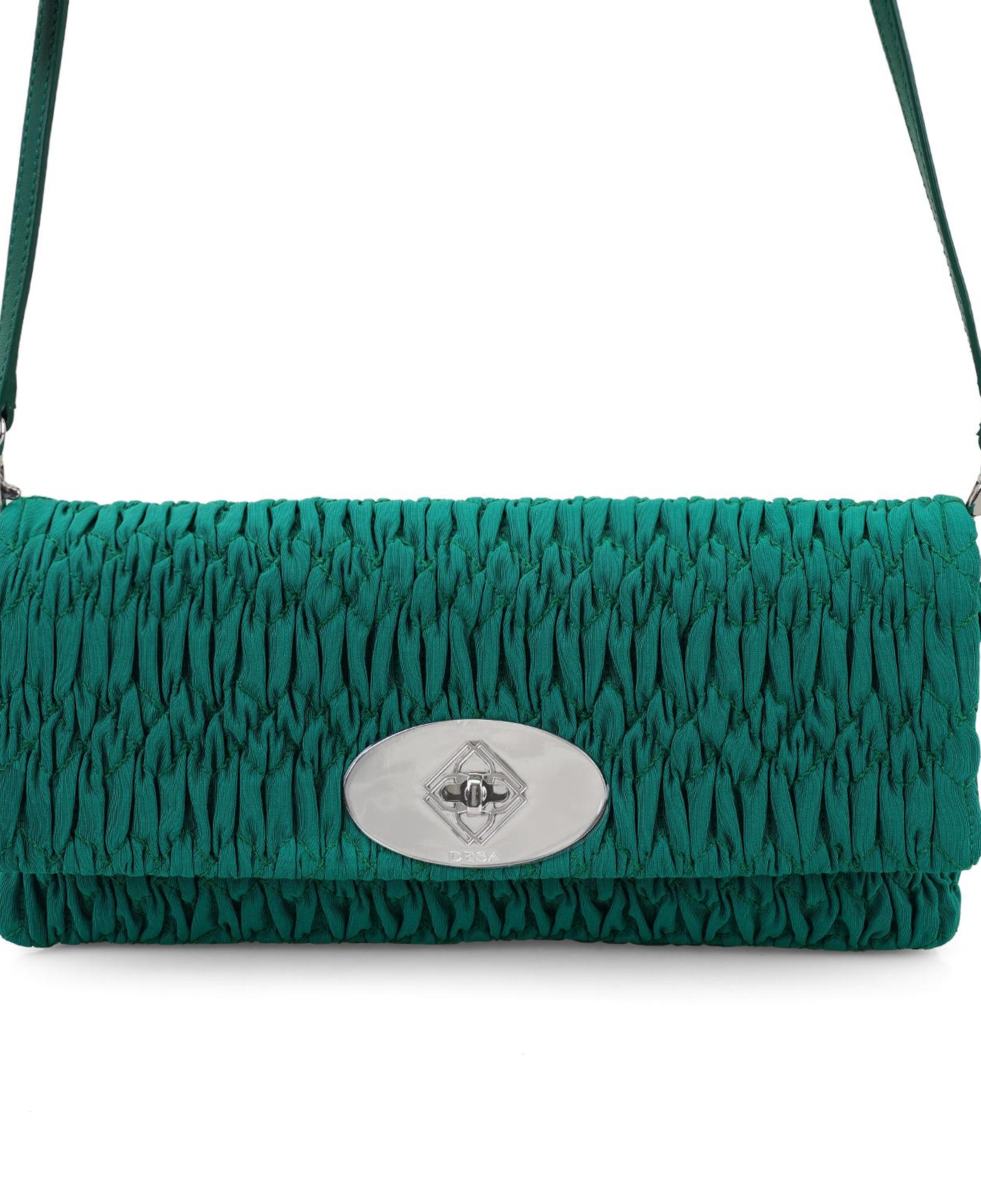 Eunice Yeşil Kadın Postacı Çantası