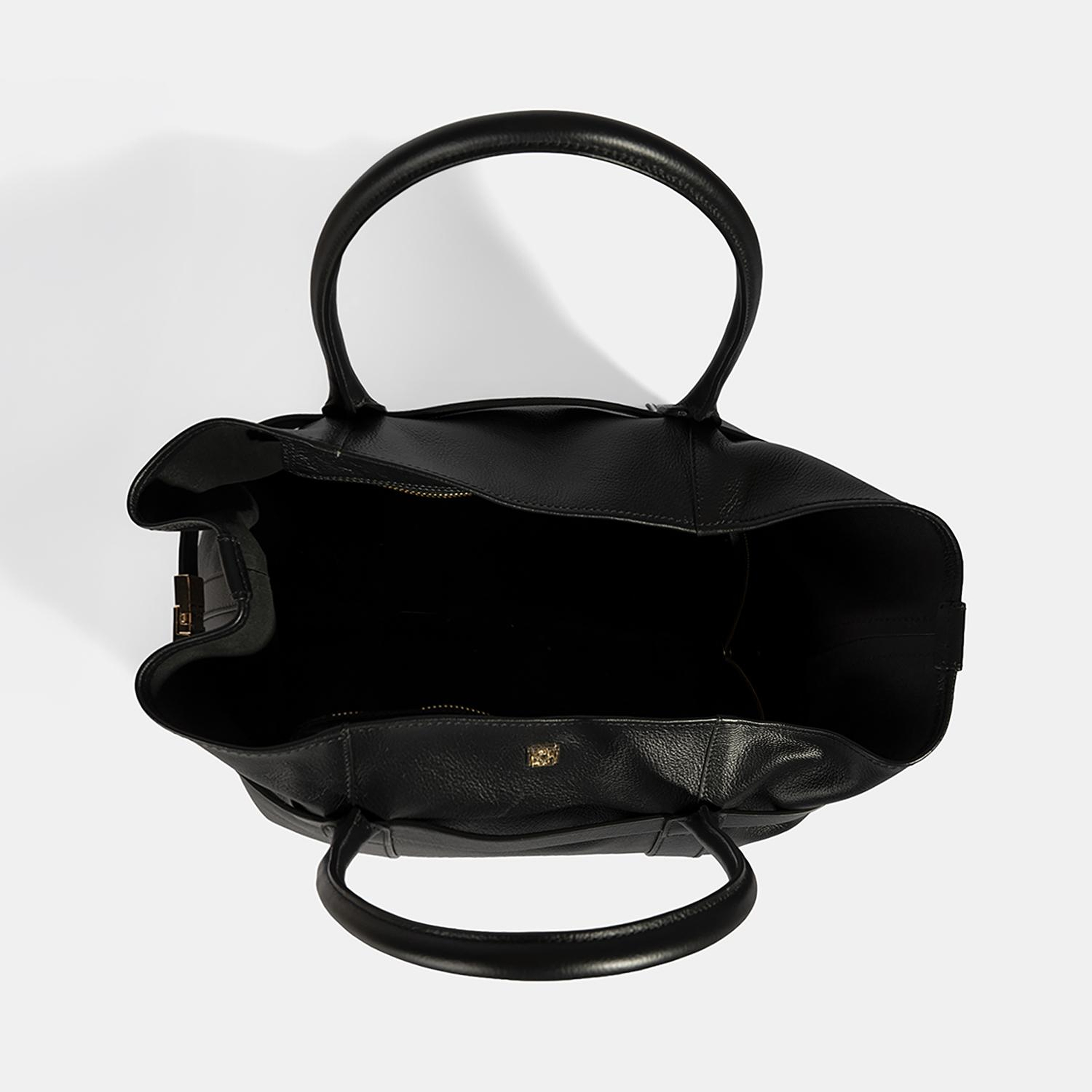 Kadın Siyah Cüzdan Aksesuarlı Deri Omuz Çantası