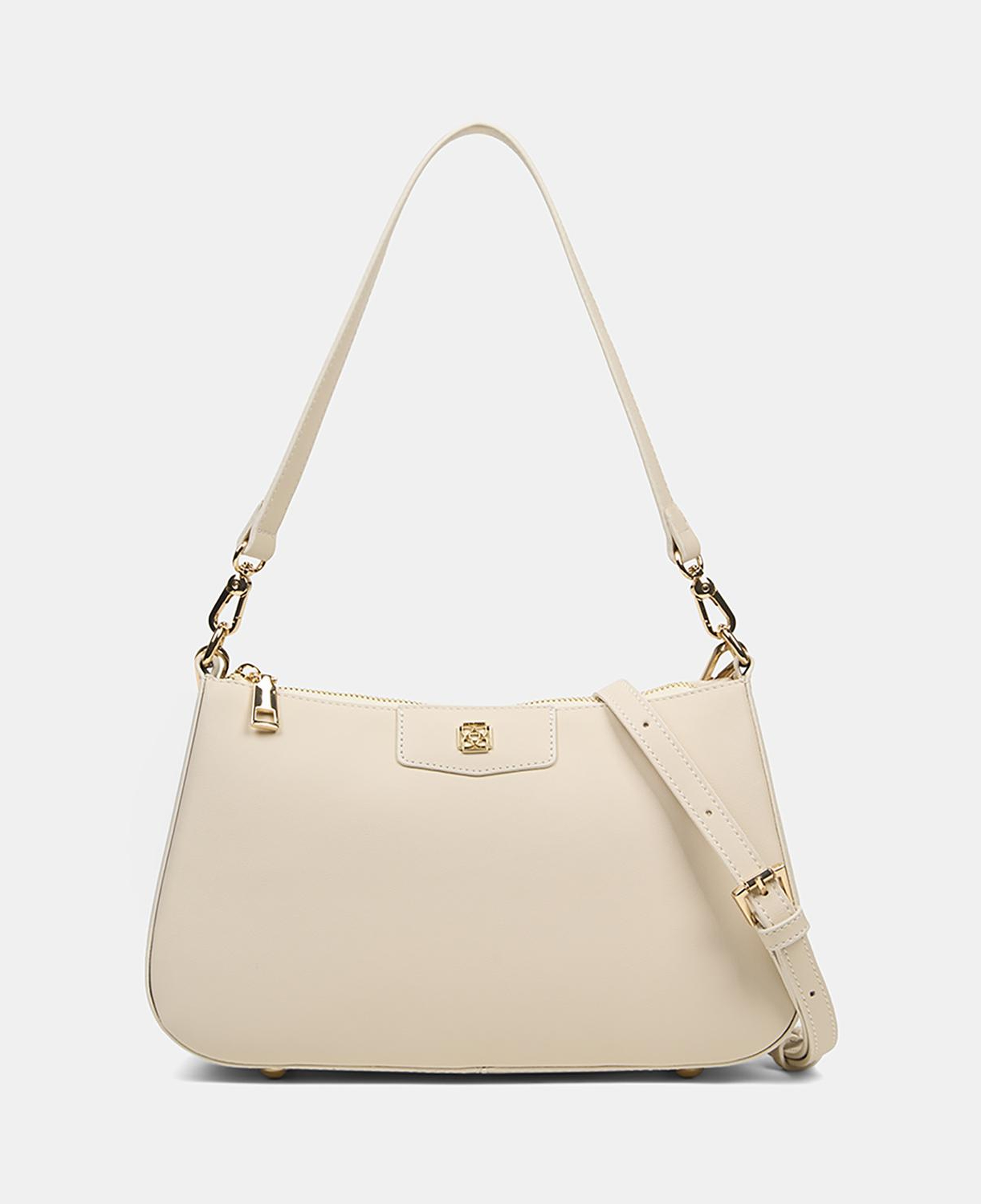 Kadın Ekru Ayarlanabilir Askılı Omuz Çantası