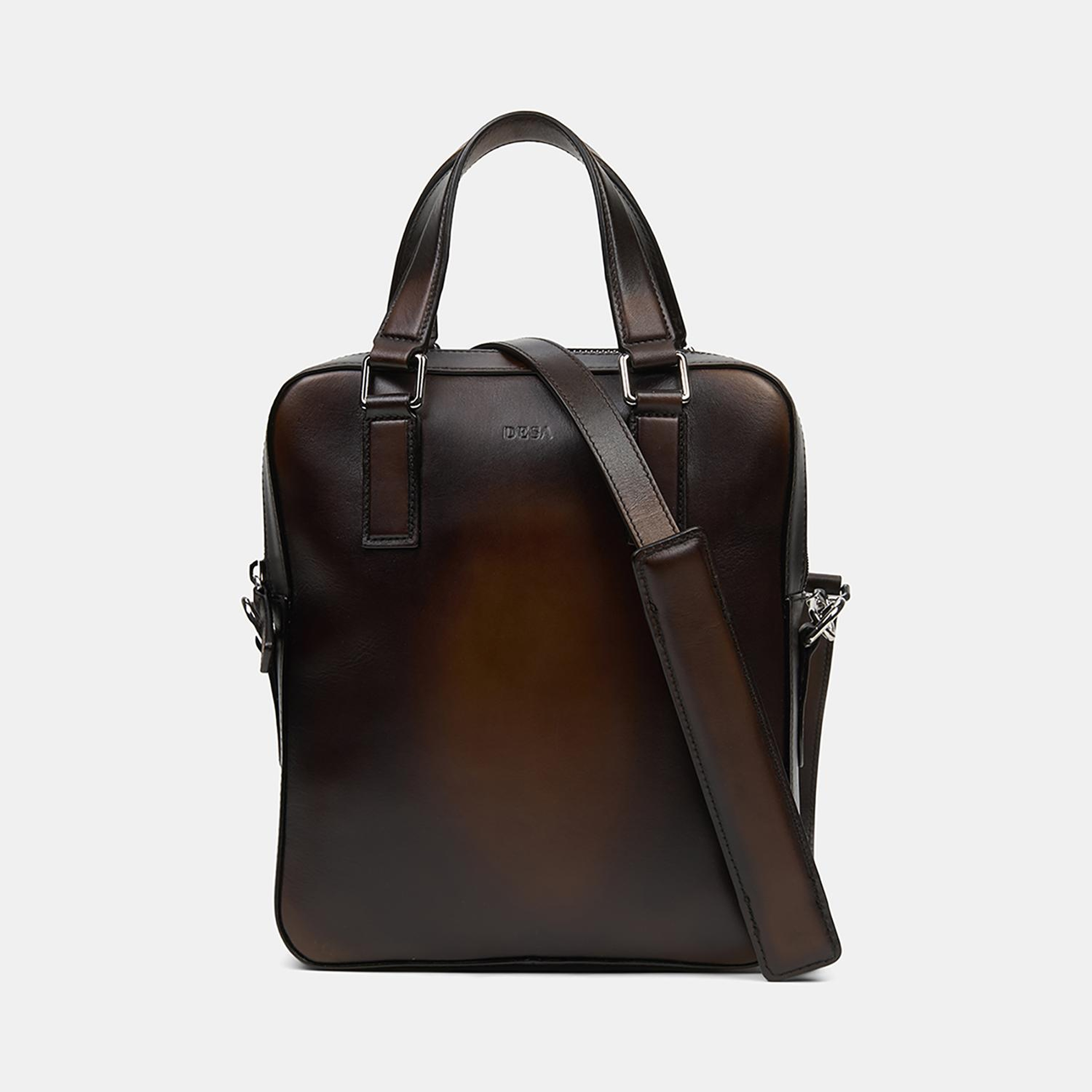 Erkek Kahve Deri Postacı Çantası