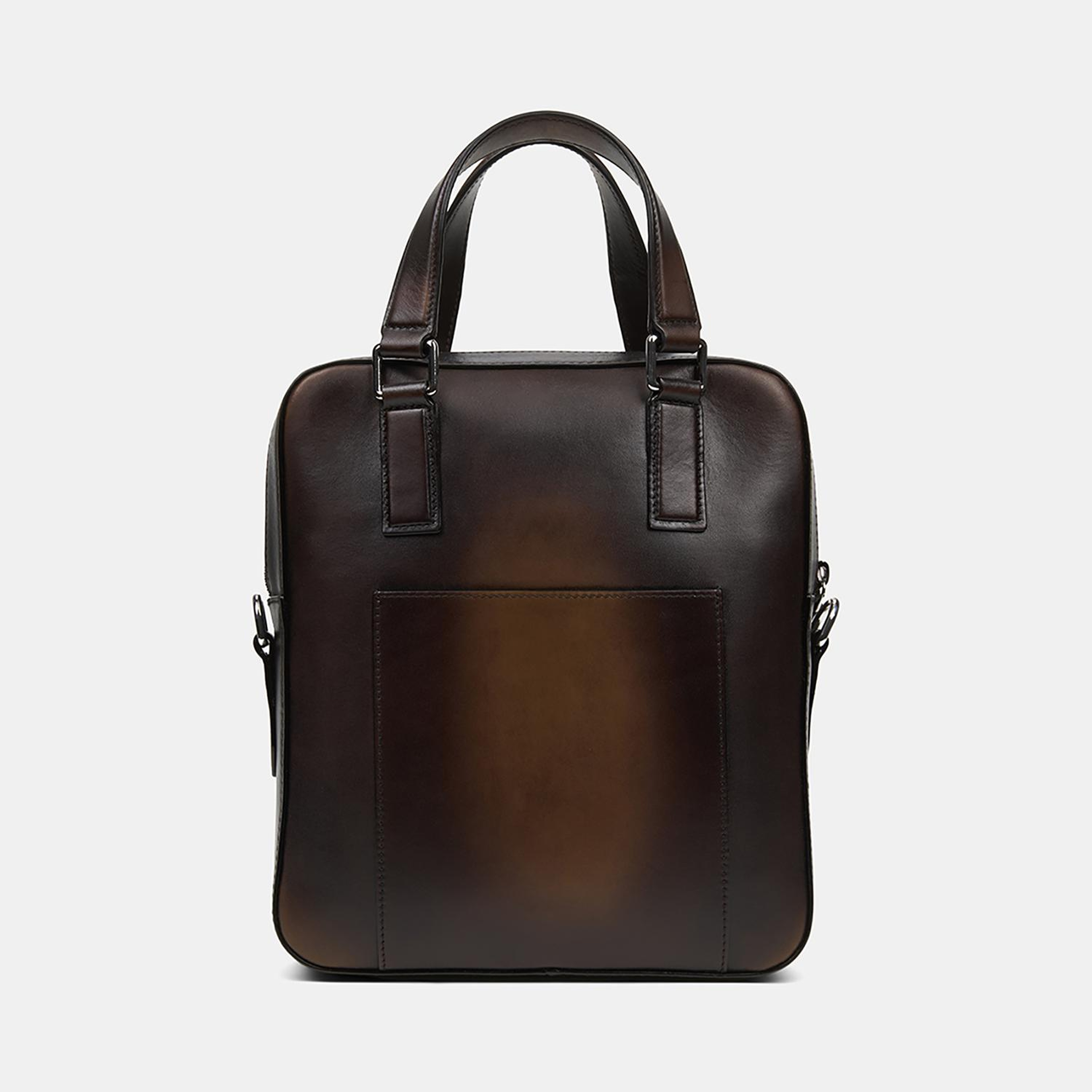 Erkek Kahve Deri Postacı Çantası