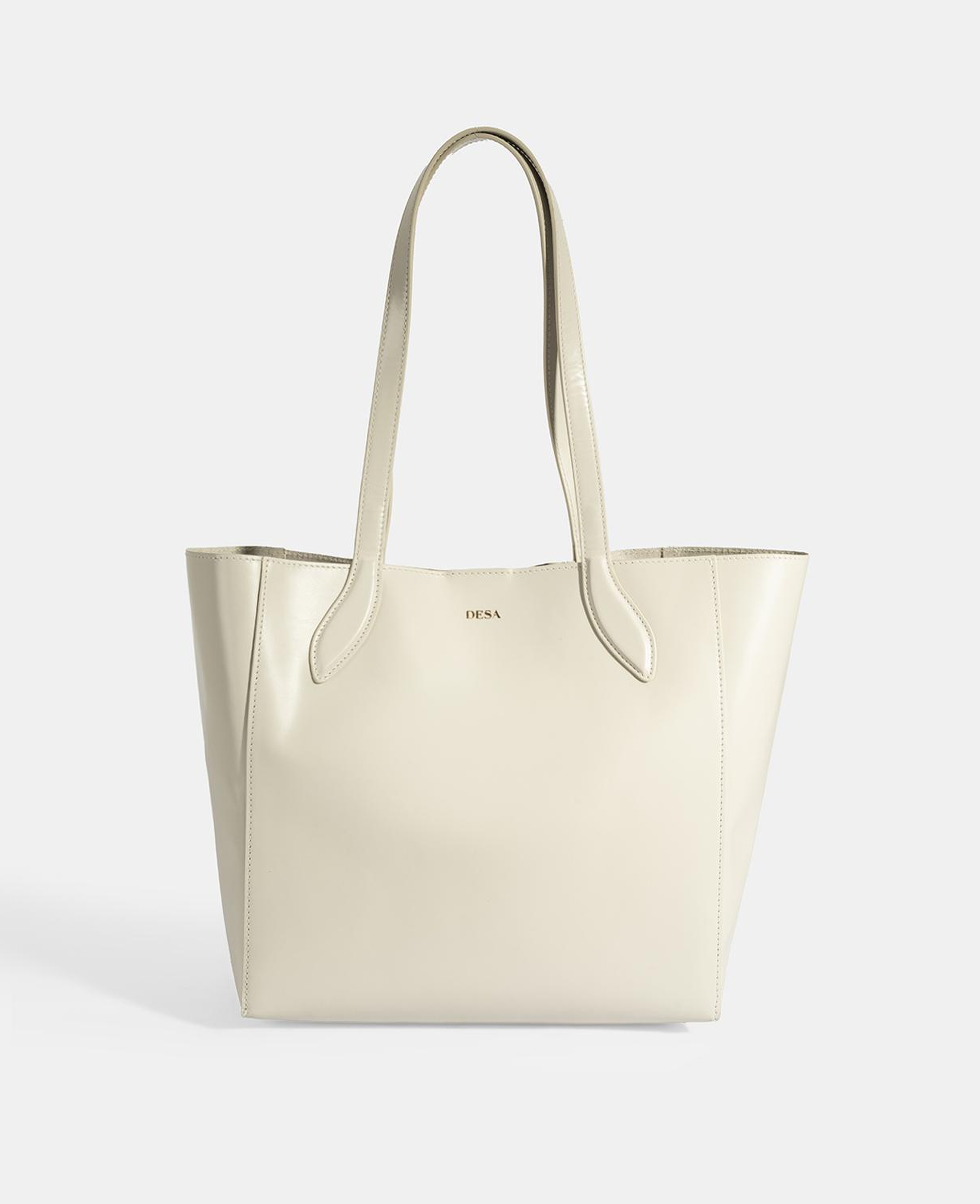 Kadın Beyaz Deri Omuz Çantası