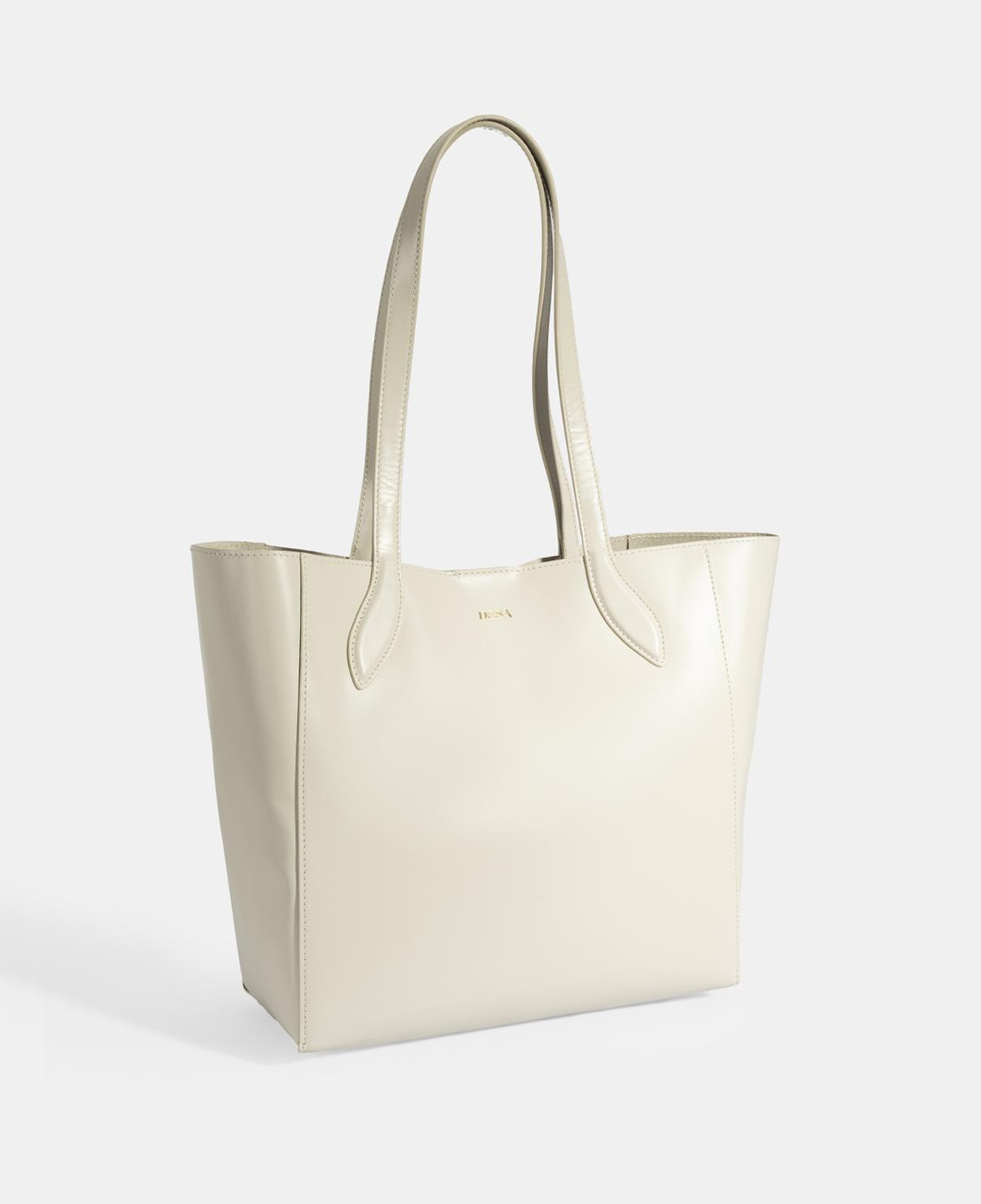 Kadın Beyaz Deri Omuz Çantası