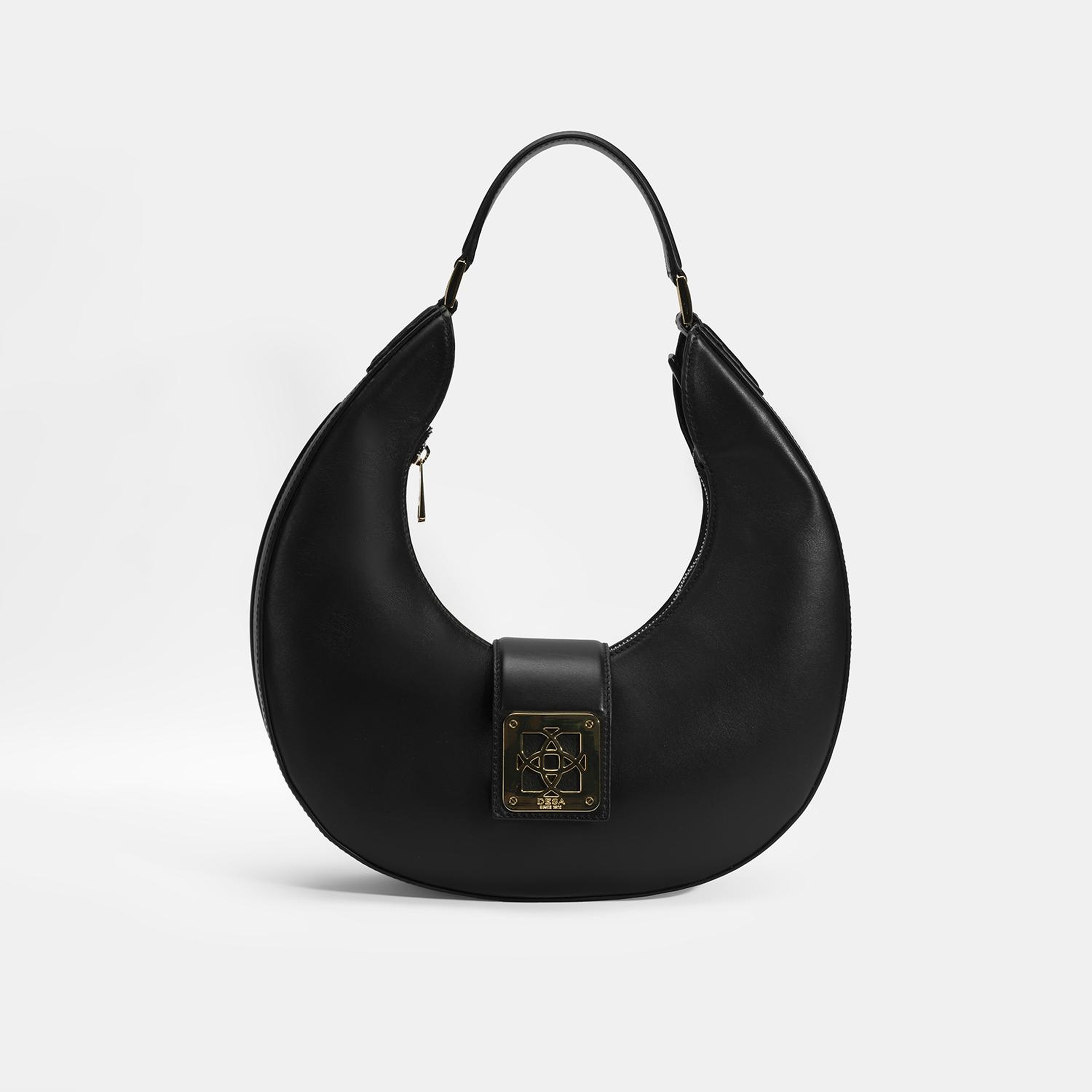 Kadın Siyah Deri Omuz Çantası