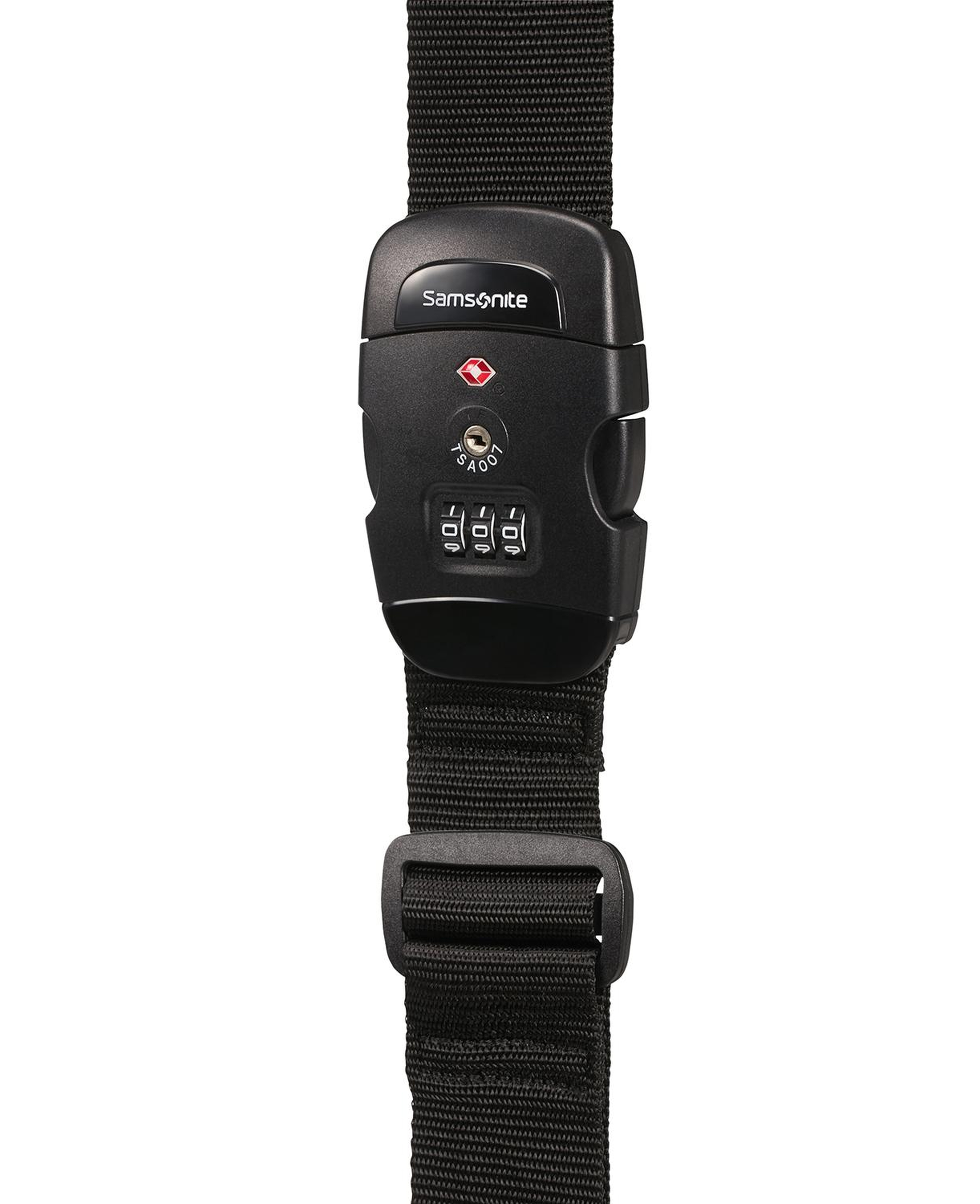 Samsonite Siyah Seyahat Aksesuarları - TSA Kilitli Valiz Kemeri