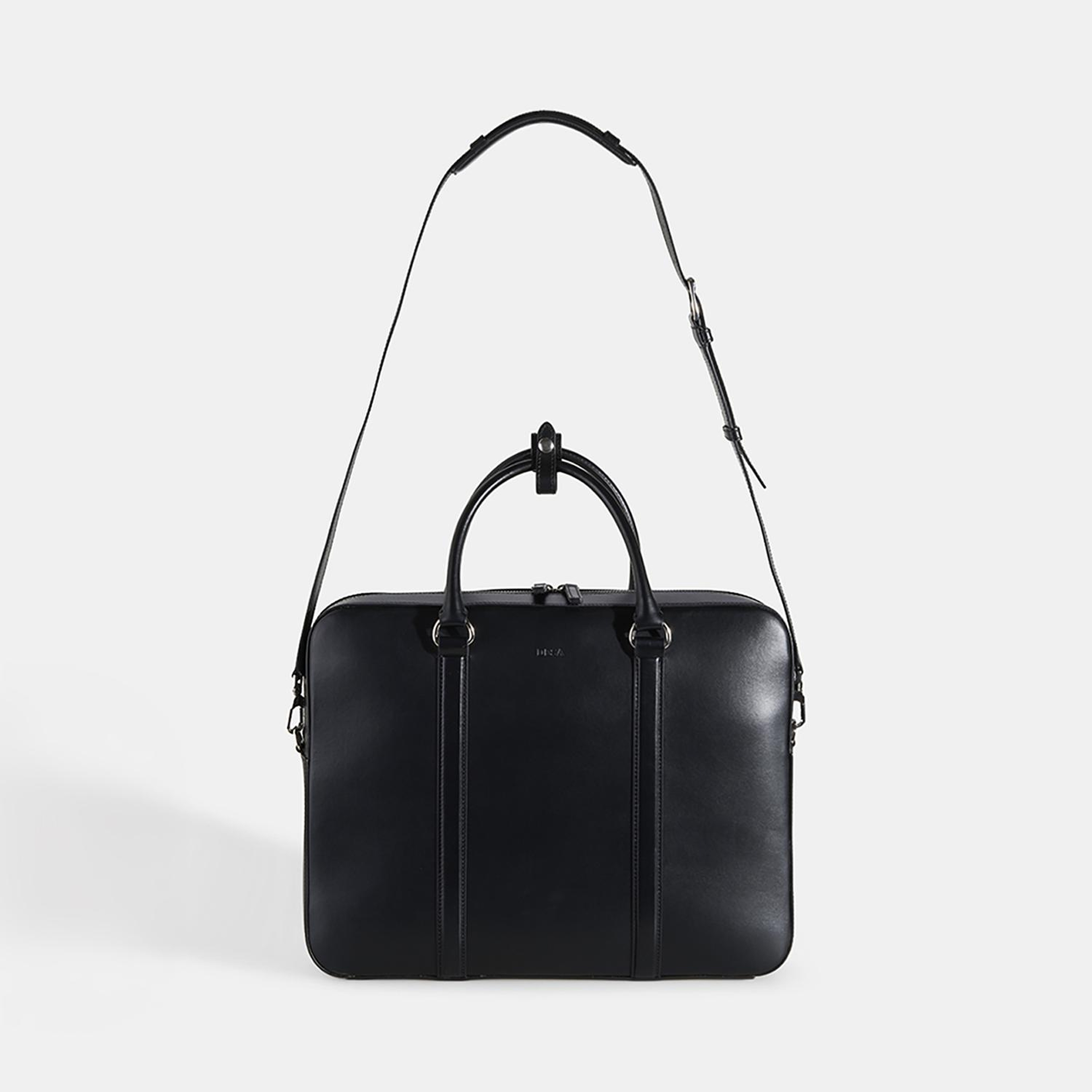 Erkek Siyah Deri Evrak Çantası