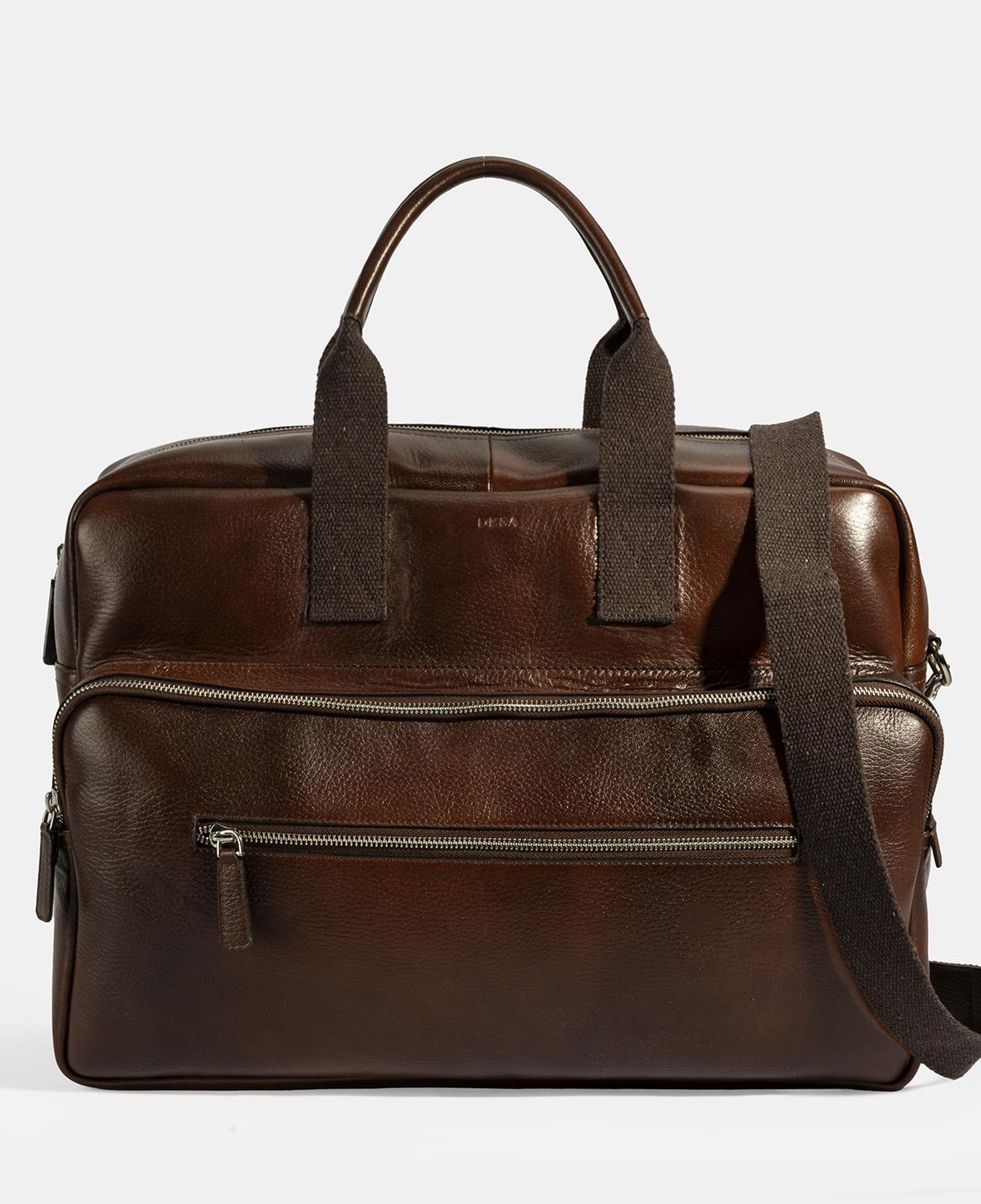 Erkek Kahve Deri Seyahat Çantası