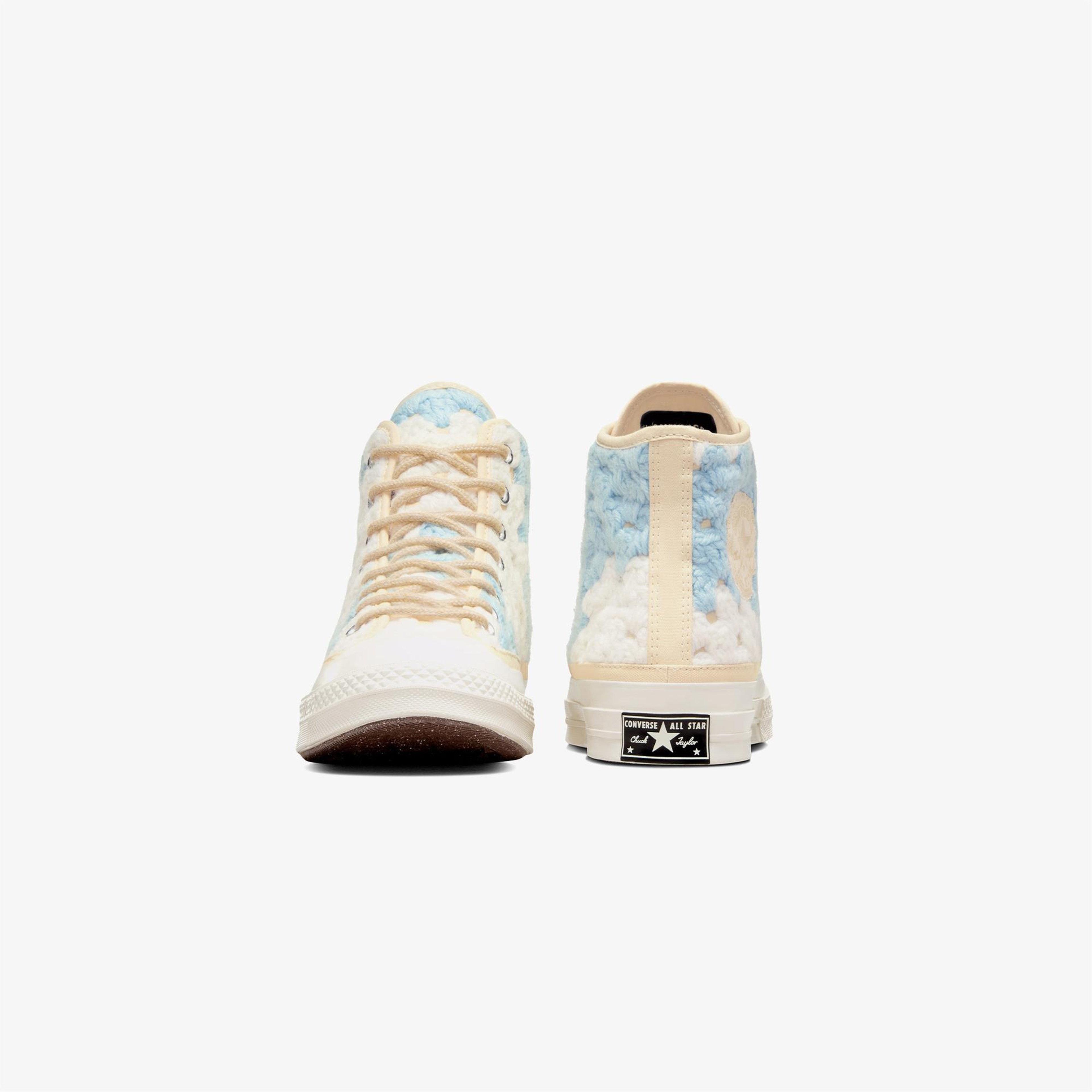 Converse Upcycle Crochet Blankets Chuck 70 Unisex Mavi Sneaker