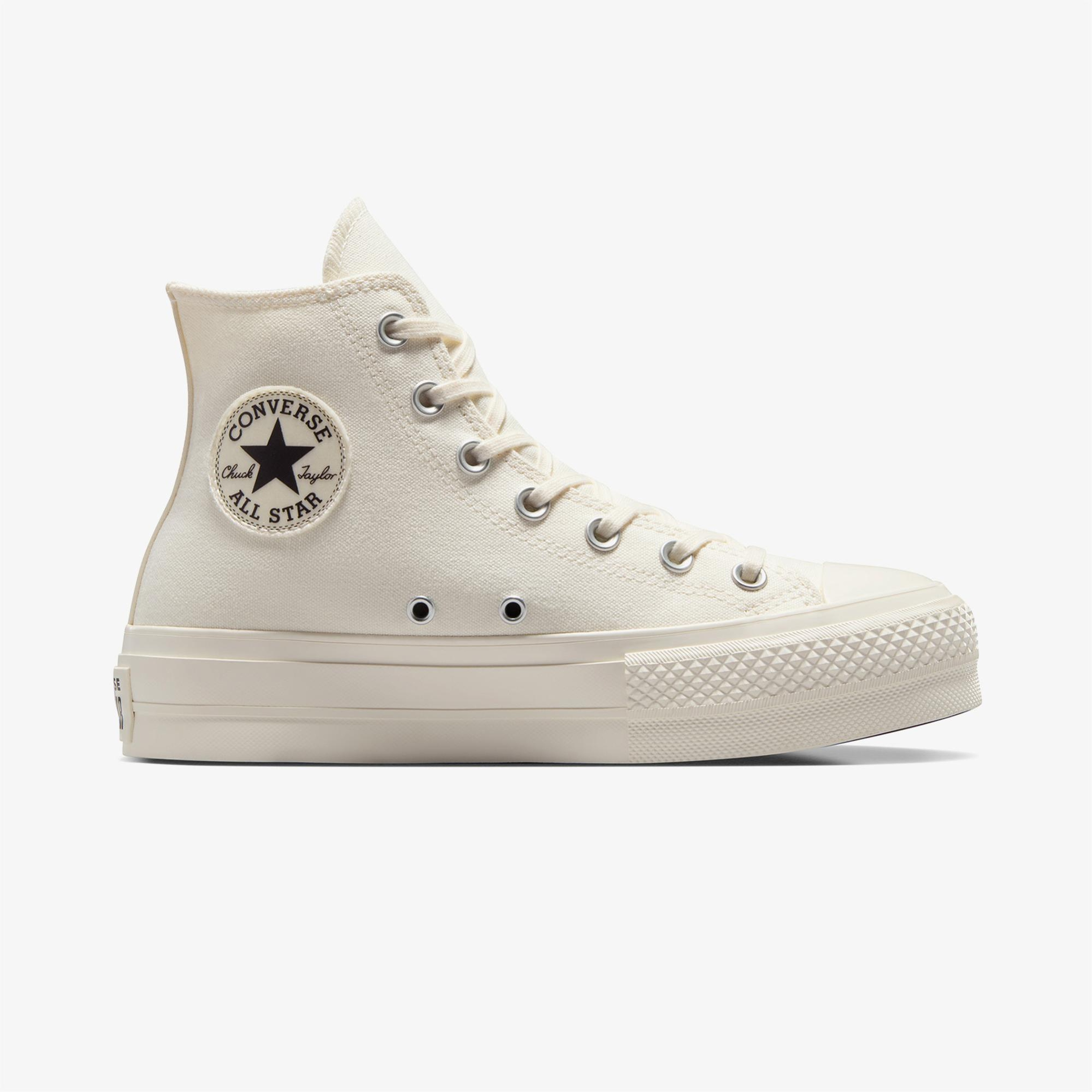 Converse Chuck Taylor All Star Lift Kadın Krem Platform Sneaker