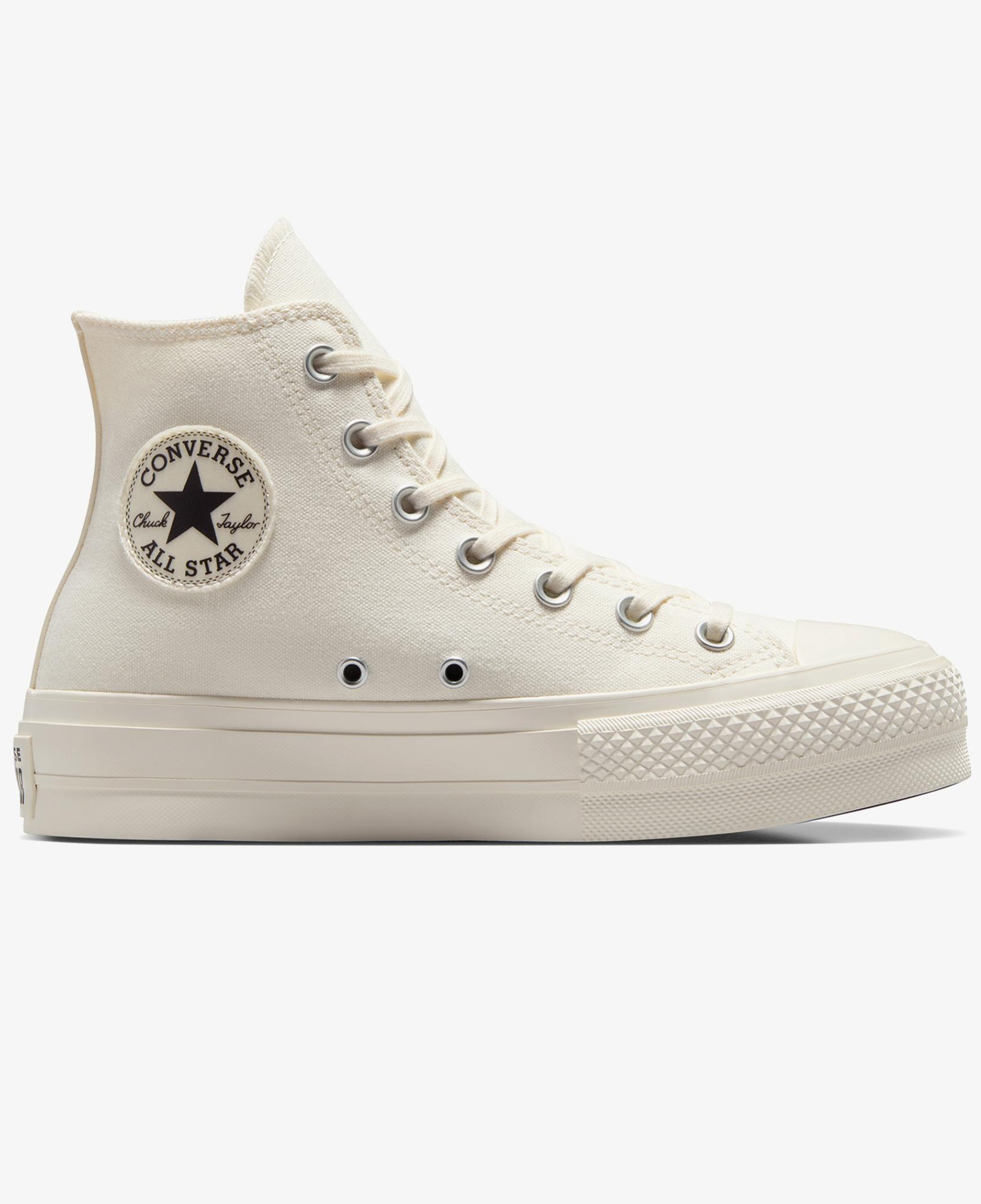 Converse Chuck Taylor All Star Lift Kadın Krem Platform Sneaker